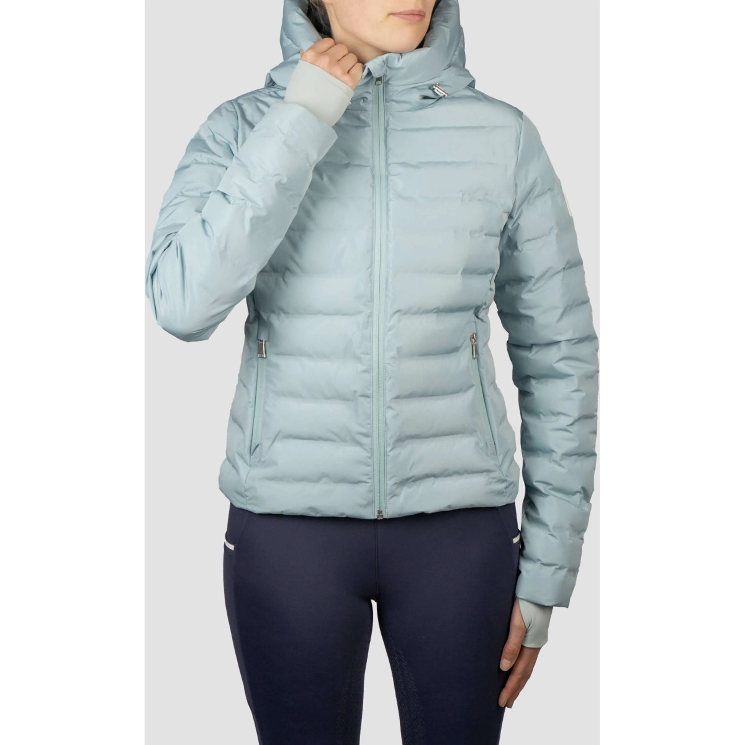 EQPRO Jacke Violet Gesteppt Blue Reef - Image 5