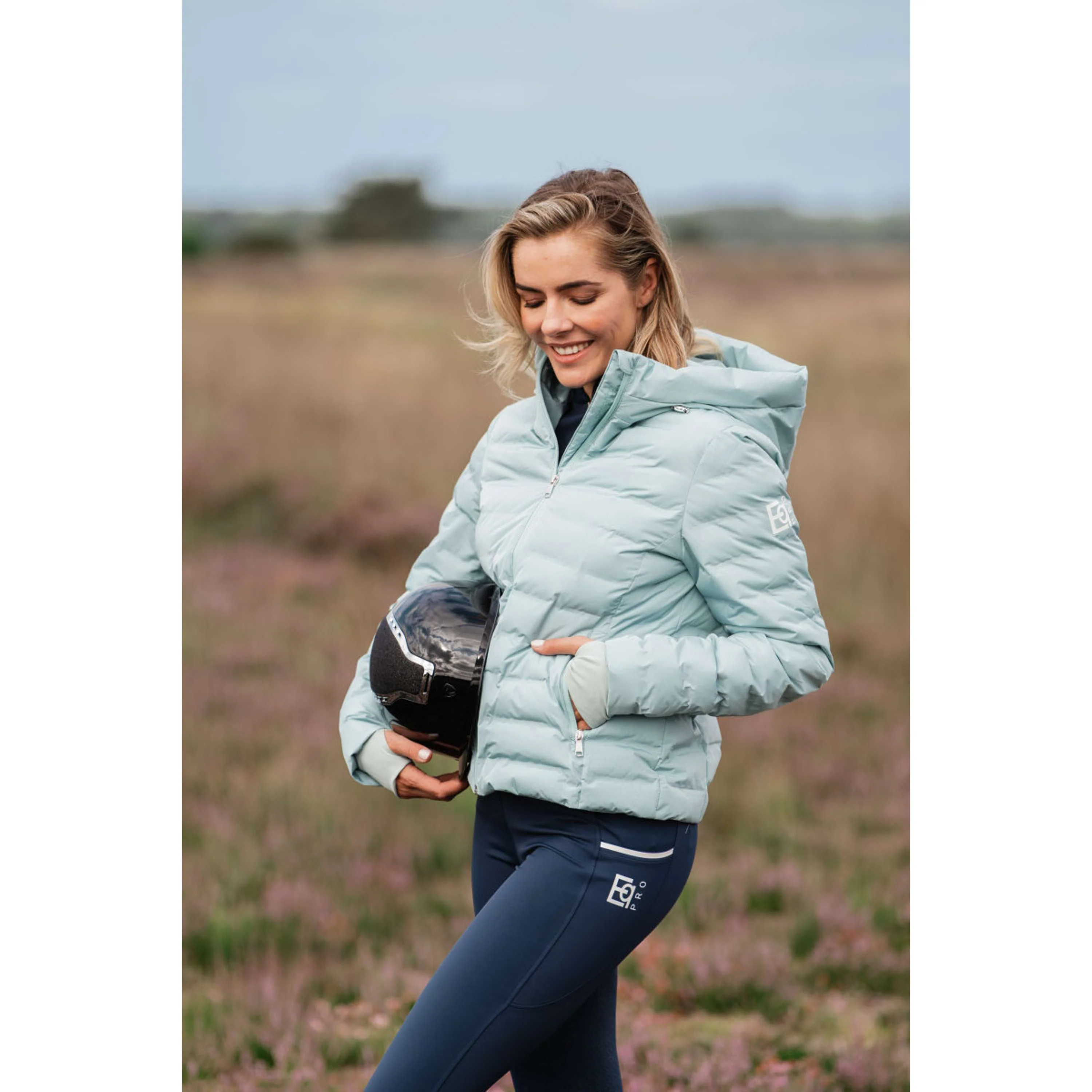 EQPRO Jacke Violet Gesteppt Blue Reef - Image 7