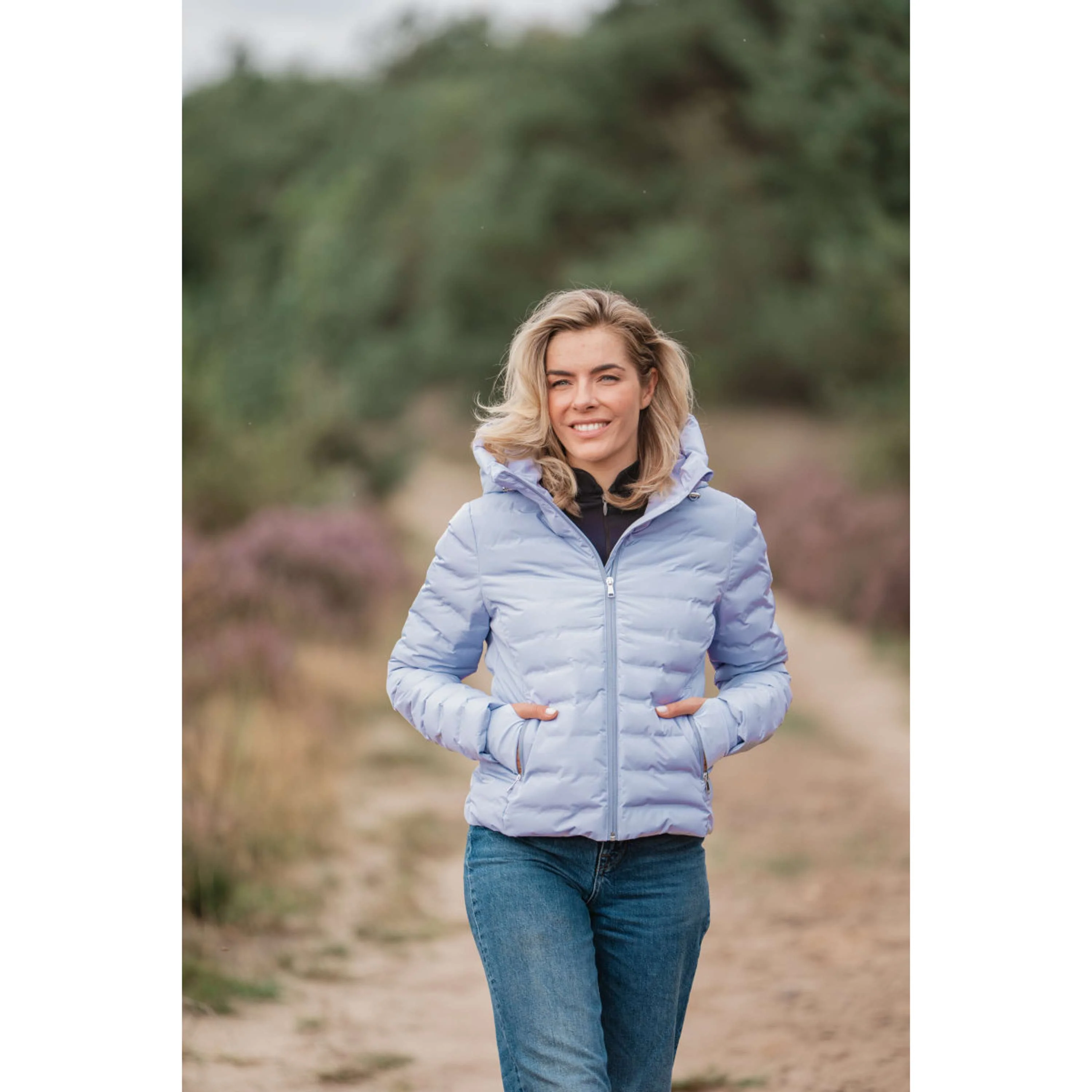 EQPRO Jacke Violet Gesteppt Lilac Coral - Image 5