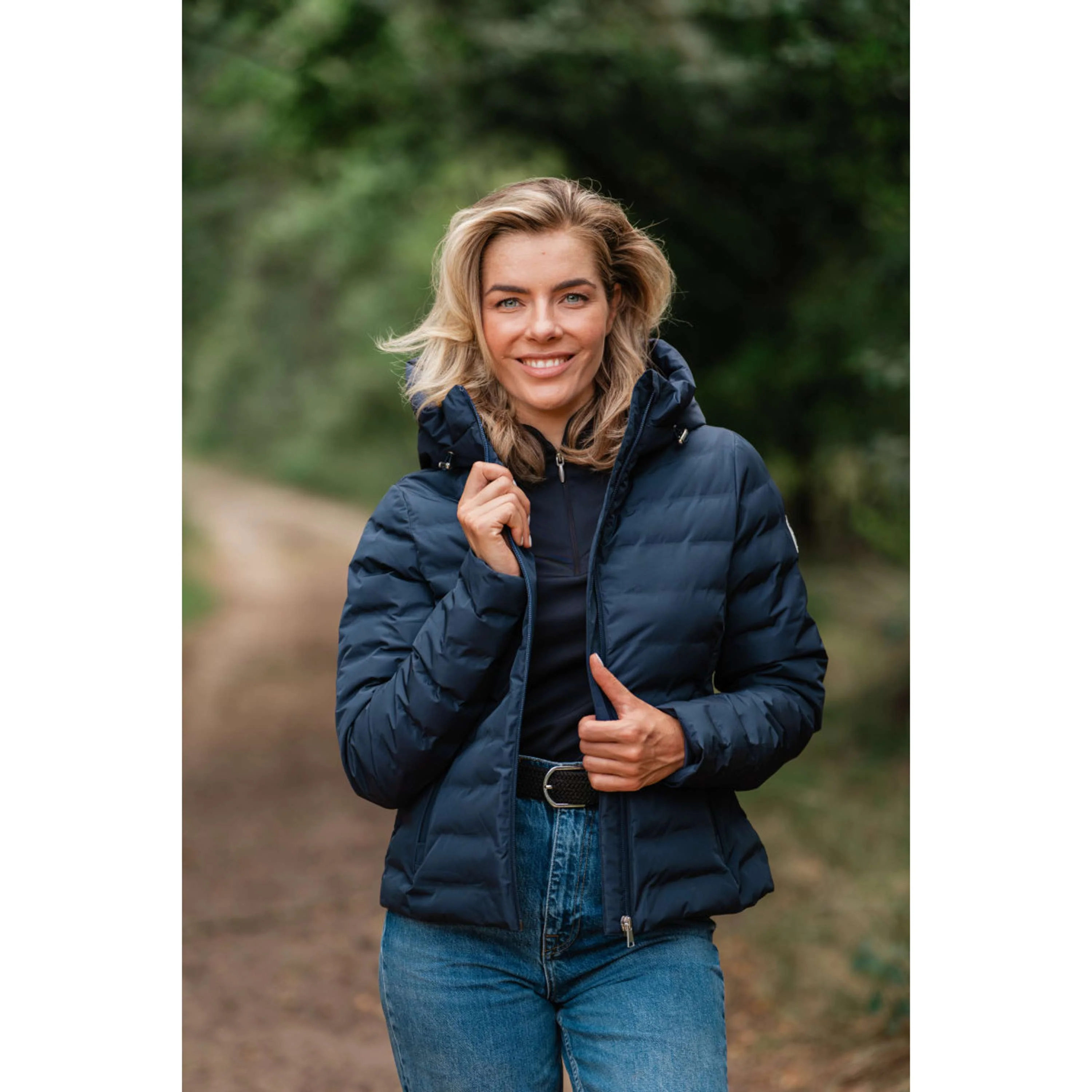 EQPRO Jacke Violet Gesteppt Navy Blue - Image 5