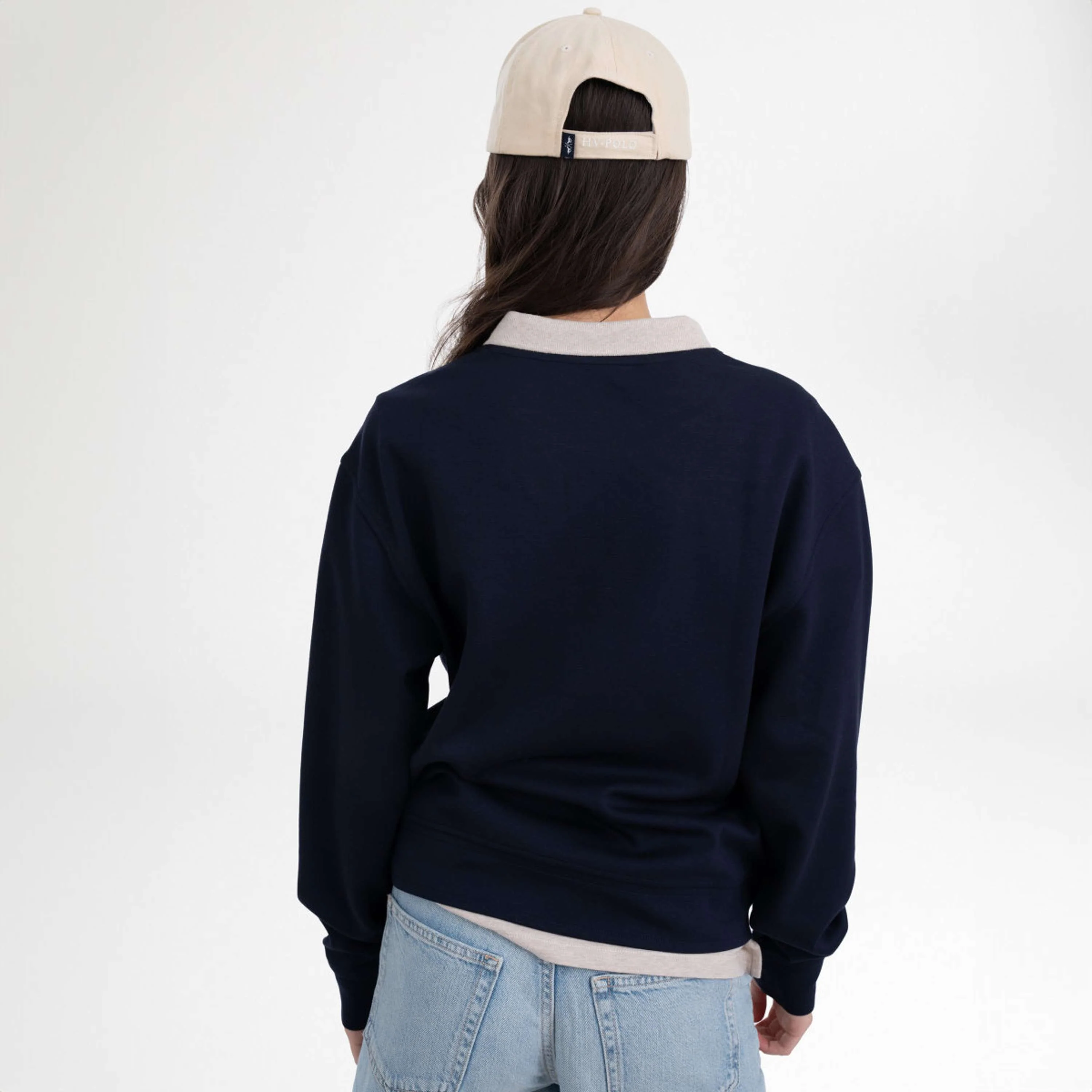 HV Polo Pullover HVPJanice Navy - Image 3