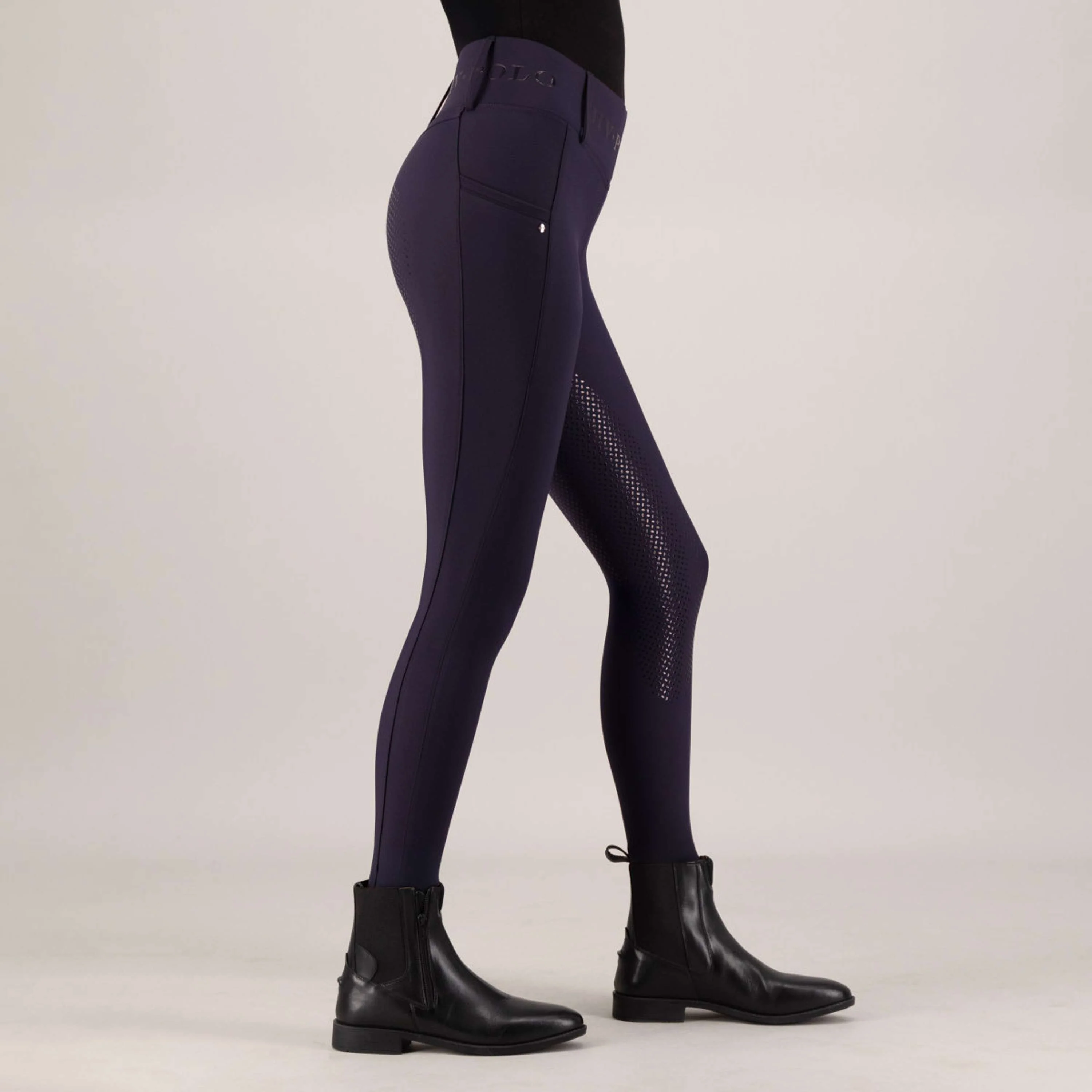 HV Polo Reitleggings HVPFavourite Full Grip Navy - Image 5