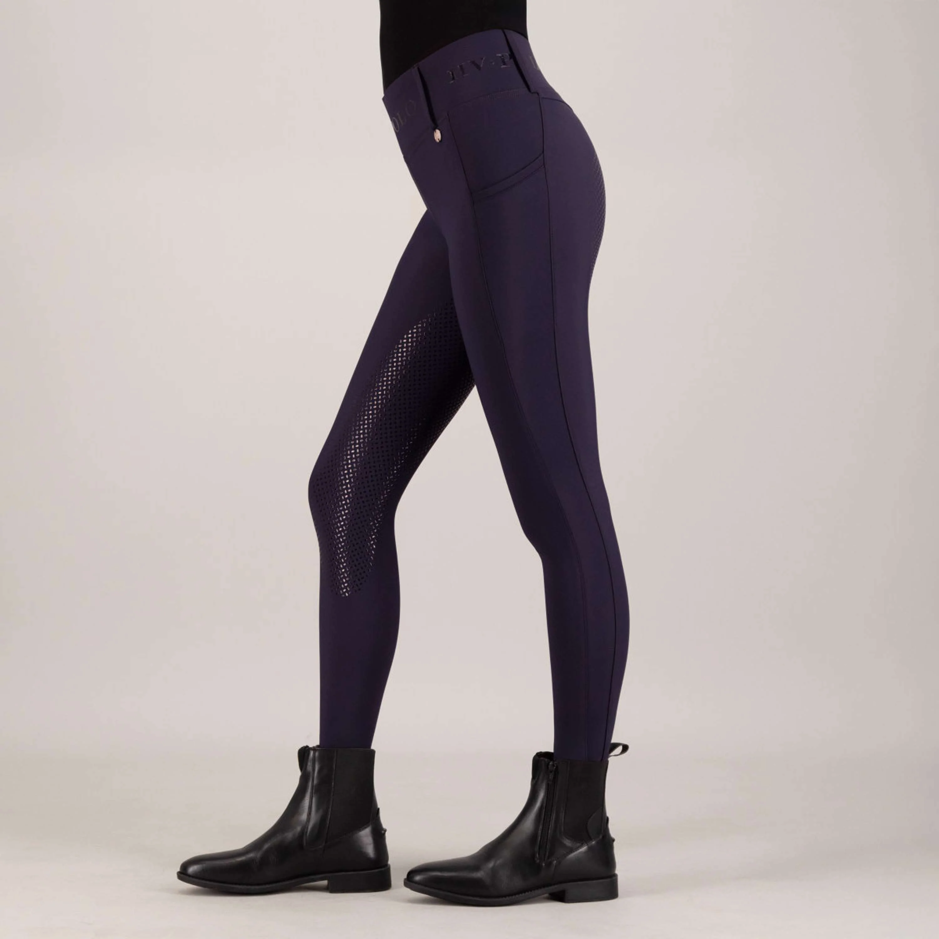 HV Polo Reitleggings HVPFavourite Full Grip Navy - Image 6