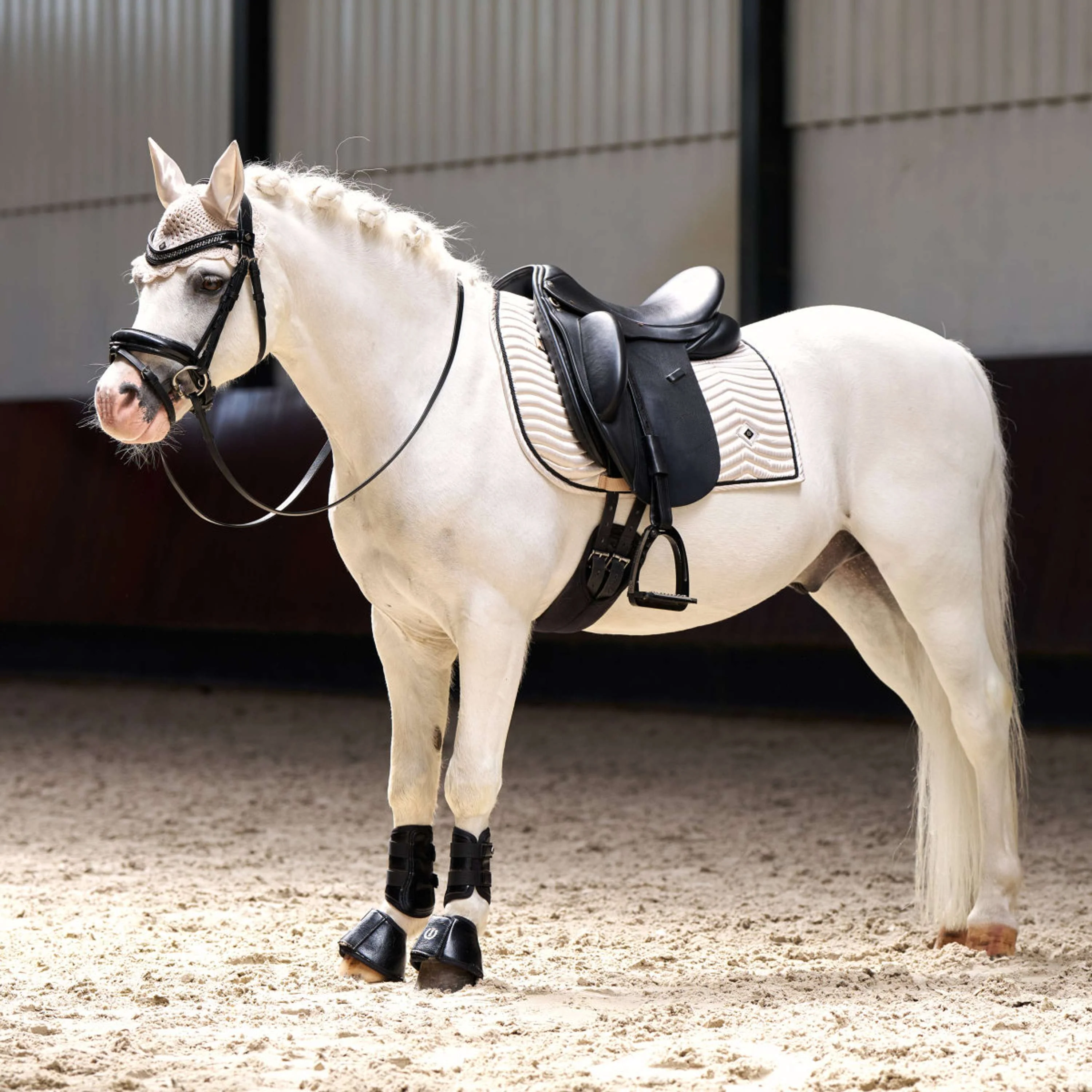 Imperial Riding Schabracke IRHRebel Dressur Grau - Image 2