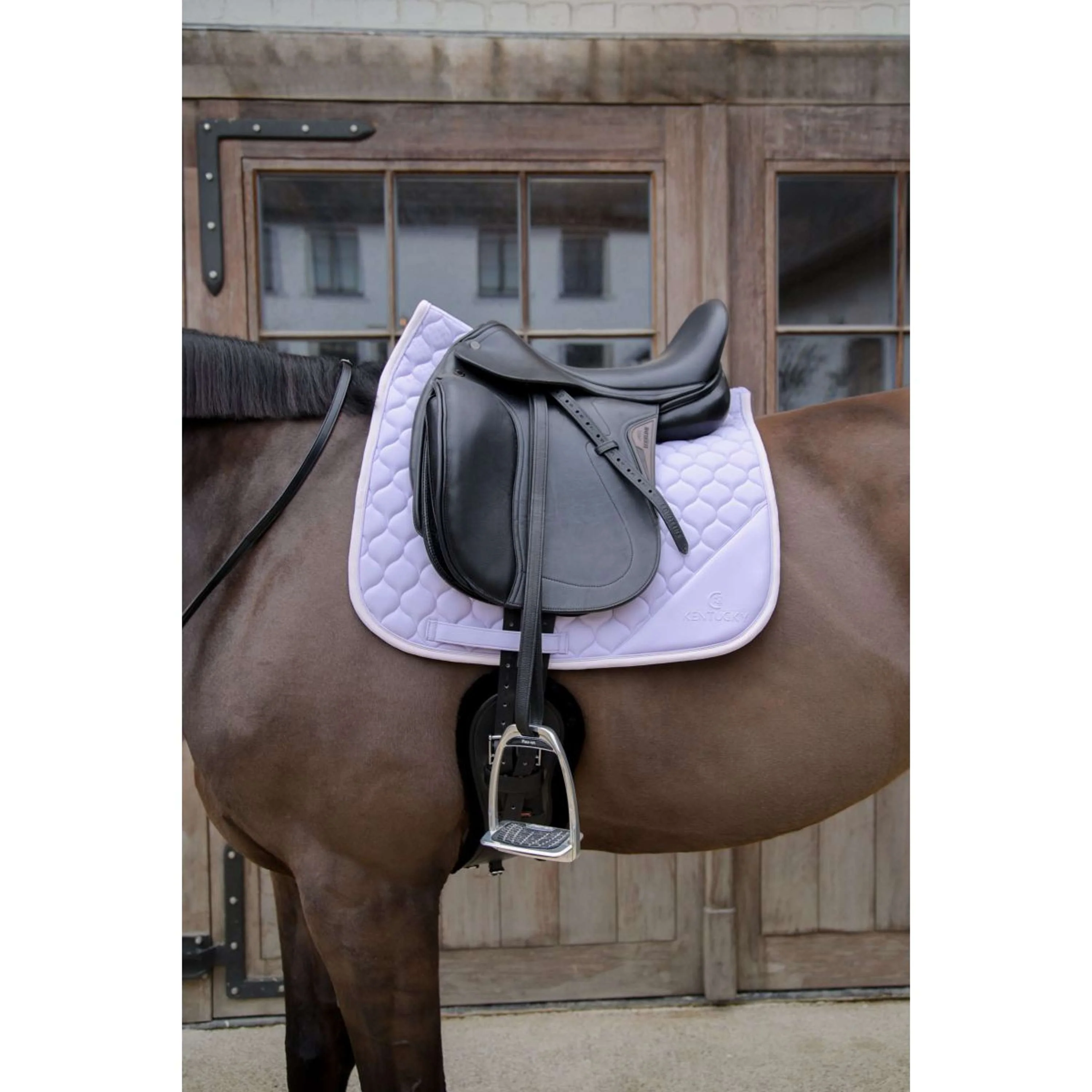 Kentucky Horsewear Schabracke Softshell Onion Quilt Dressur Hellviolett/Hellrosa - Image 2