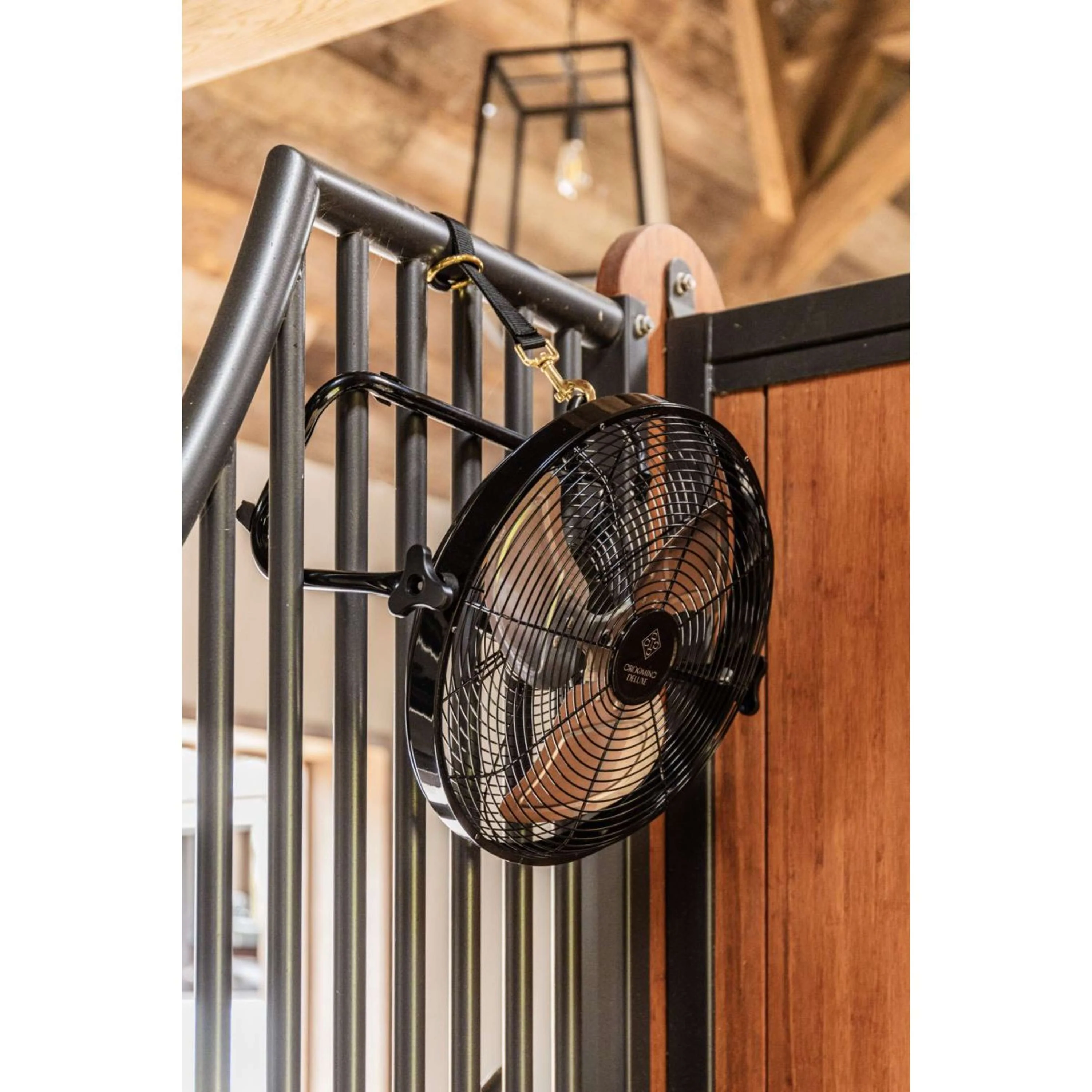 Kentucky Kabelloser Ventilator mit Akku und Ladegerät Schwarz - Image 2