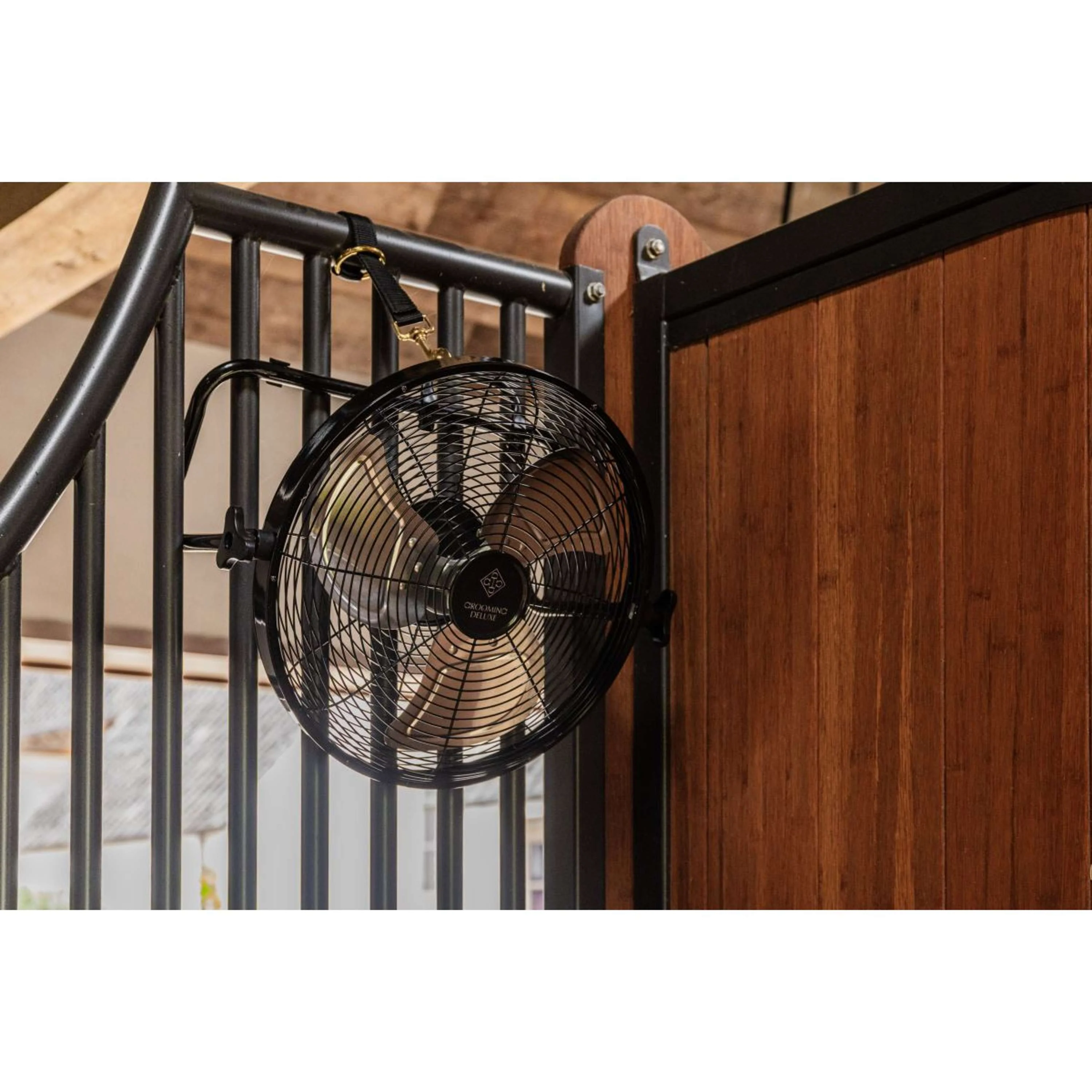 Kentucky Kabelloser Ventilator mit Akku und Ladegerät Schwarz - Image 8