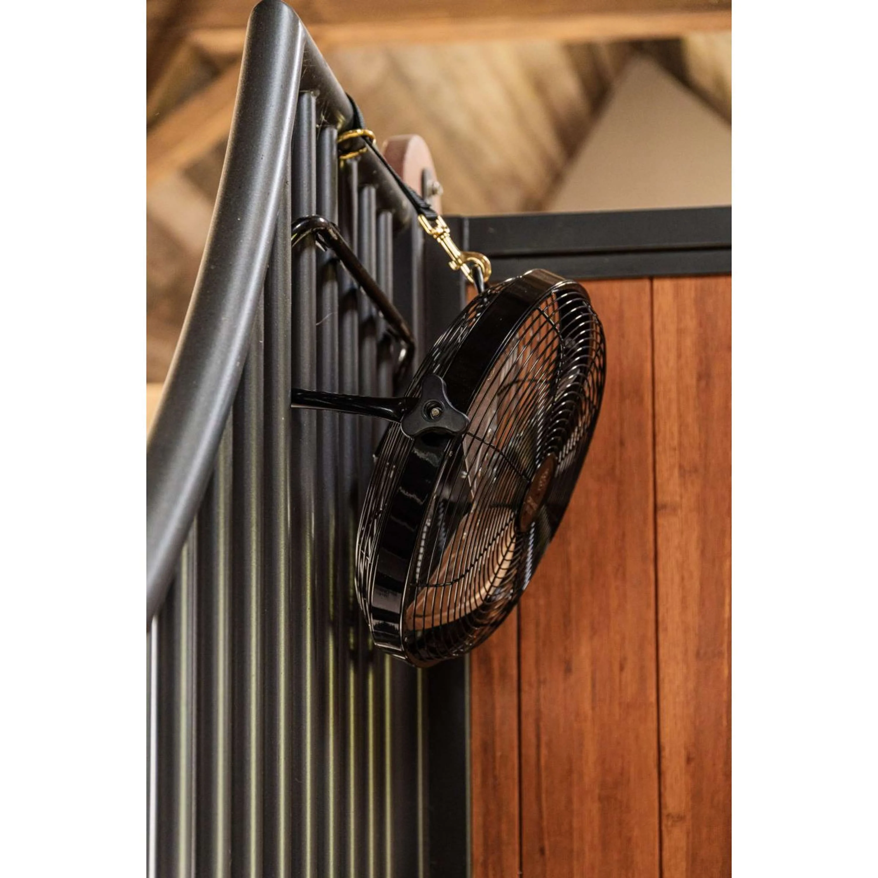 Kentucky Kabelloser Ventilator mit Akku und Ladegerät Schwarz - Image 9