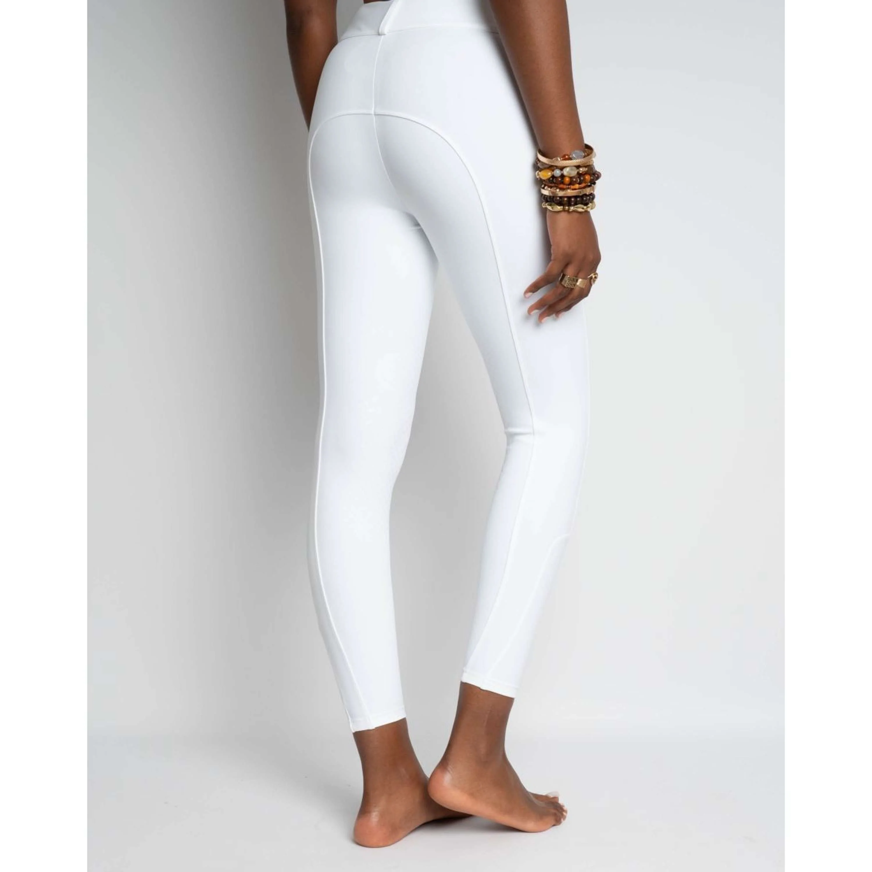 Kentucky Reithose Miami Knee Grip Damen Weiß - Image 7