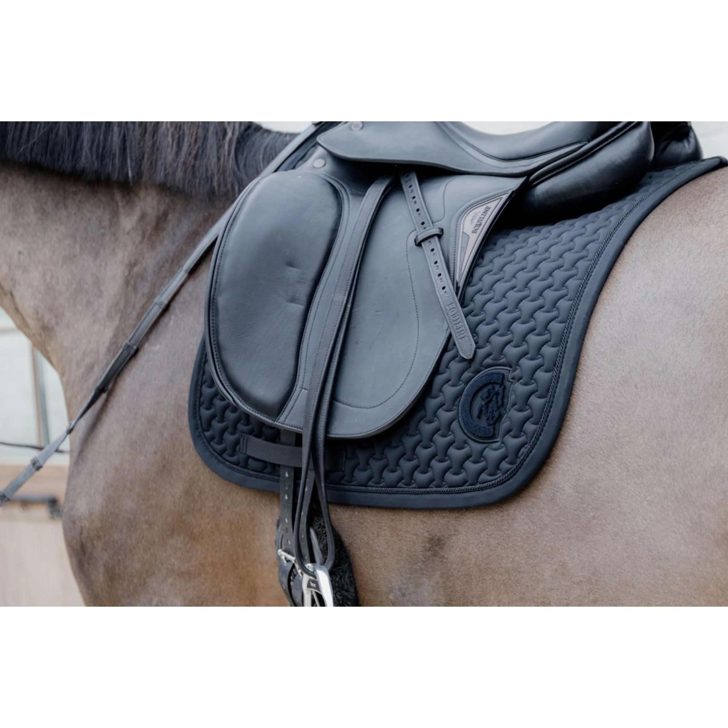 Kentucky Schabracke Plaited 3D Logo Dressur Schwarz - Image 7
