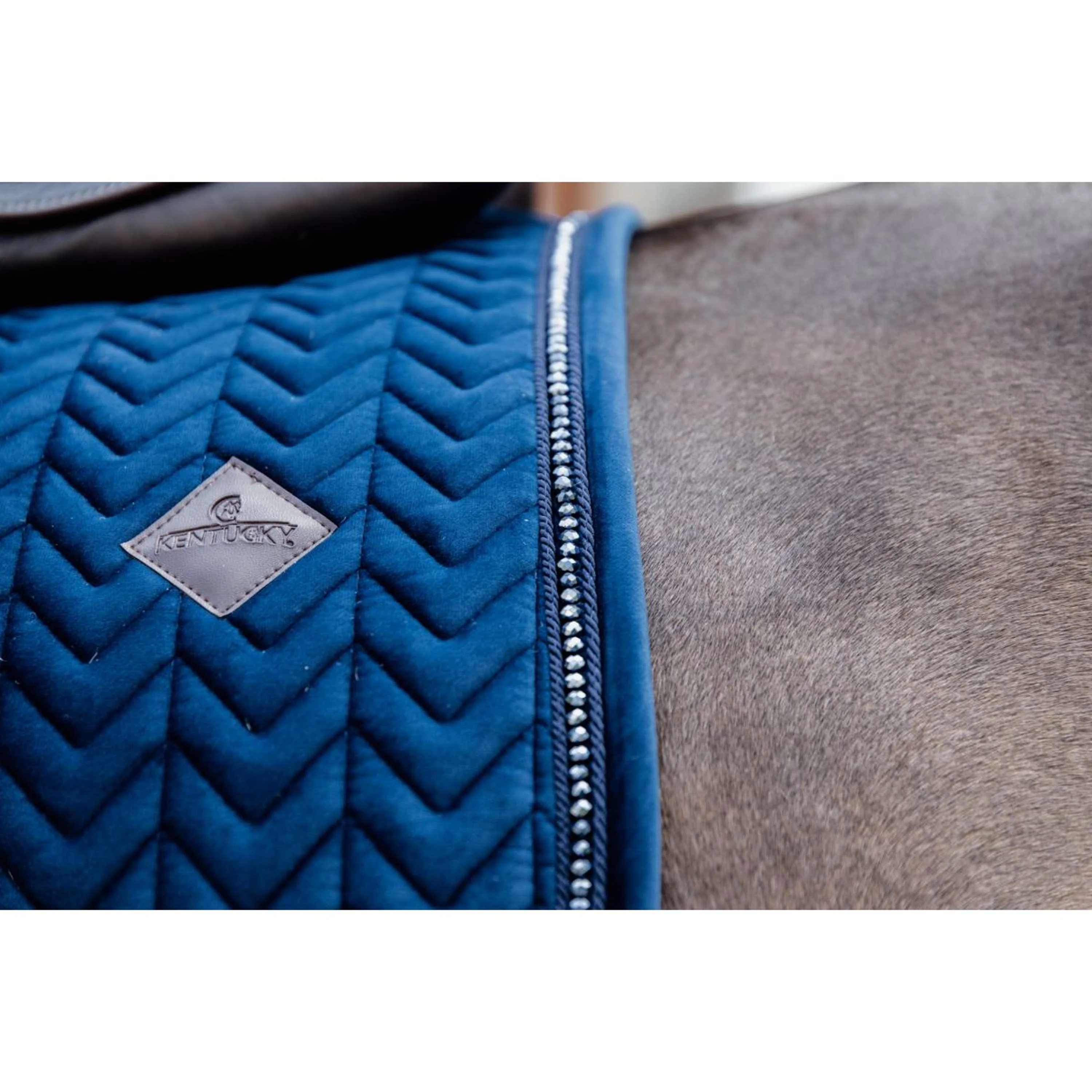Kentucky Schabracke Velvet Pearls Dressur Navy - Image 9