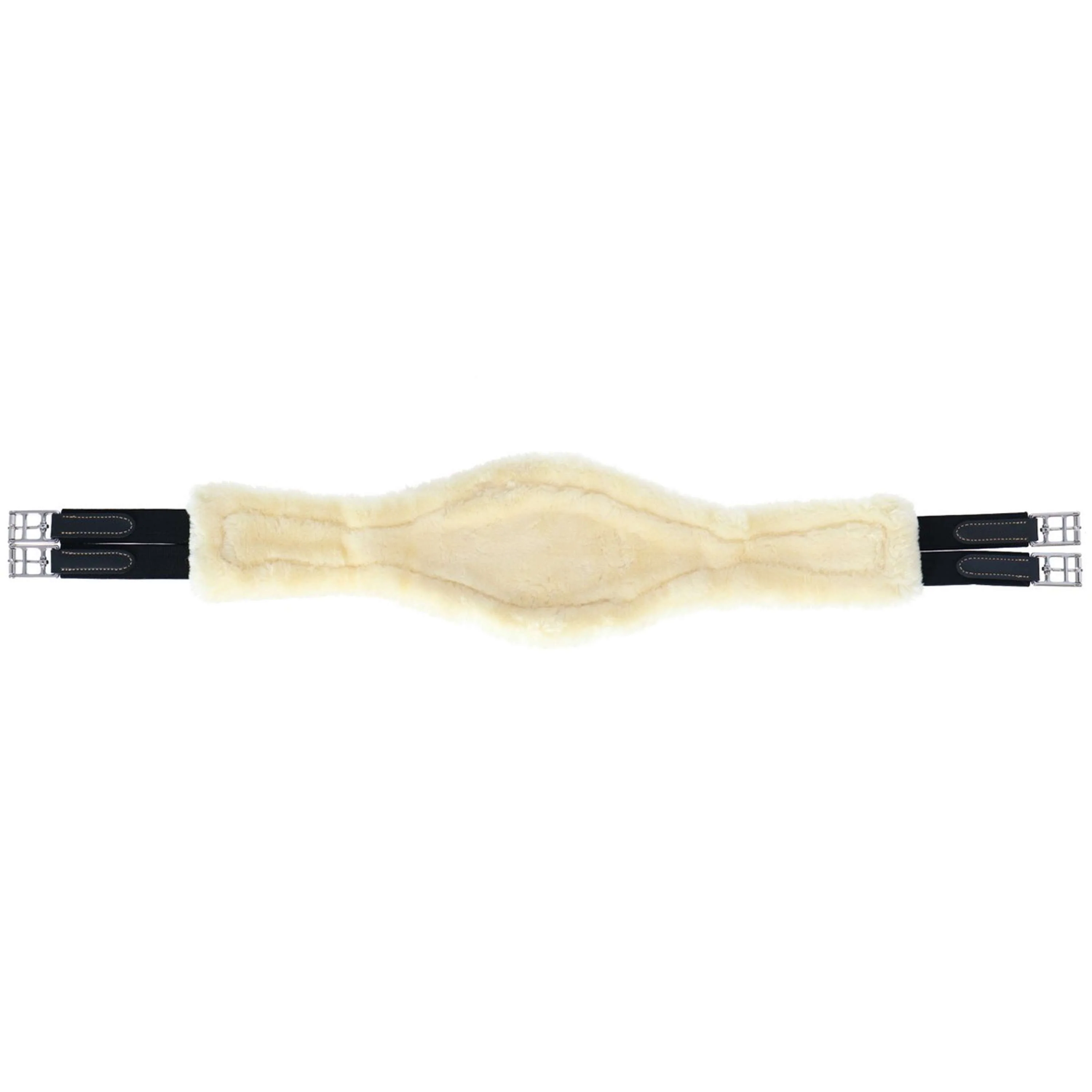 Kentucky Spring Sattelgurt Sheepskin Anatomic Schwarz - Image 2