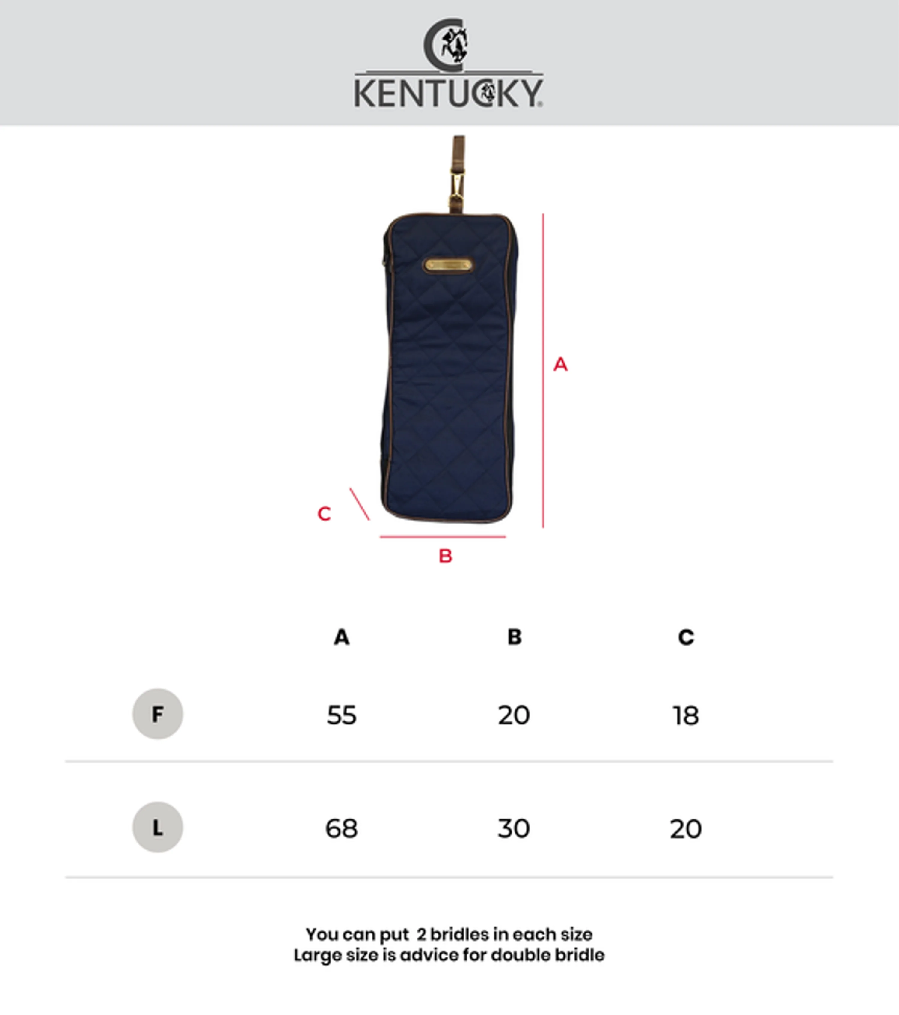 Kentucky Trensentasche Schwarz - Image 4