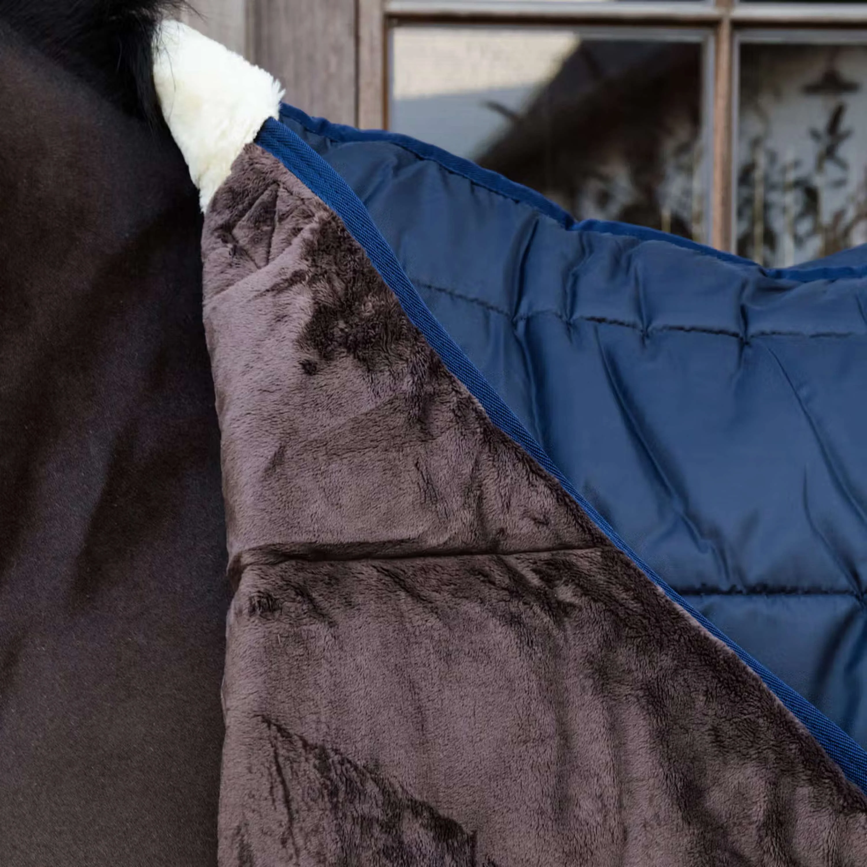 Kentucky Turnout Rug Comfort Liner Pro 400g Navy - Image 3