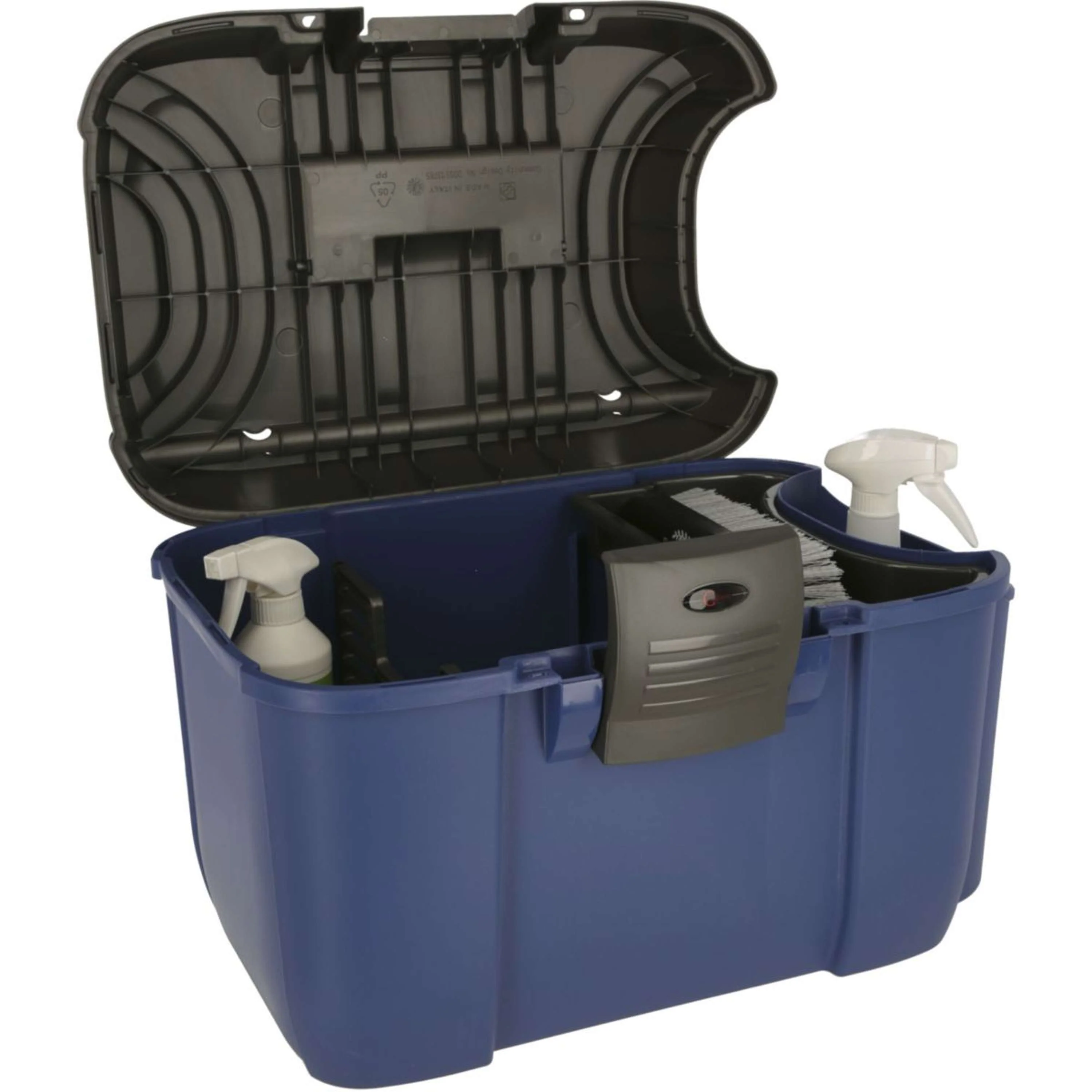 Kerbl Grooming Box Jumbo Abnehmbarer Einsatz Blau/Schwarz - Image 3