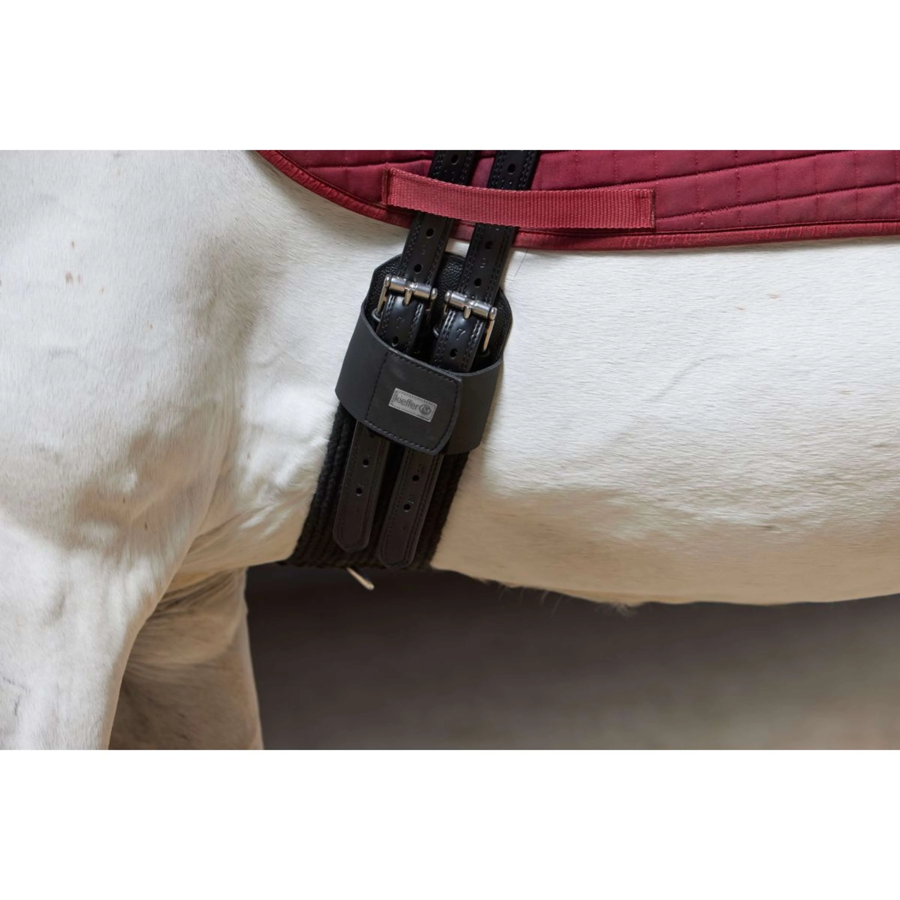 Kieffer Sattelgurt Cotton Contour Schwarz - Image 2