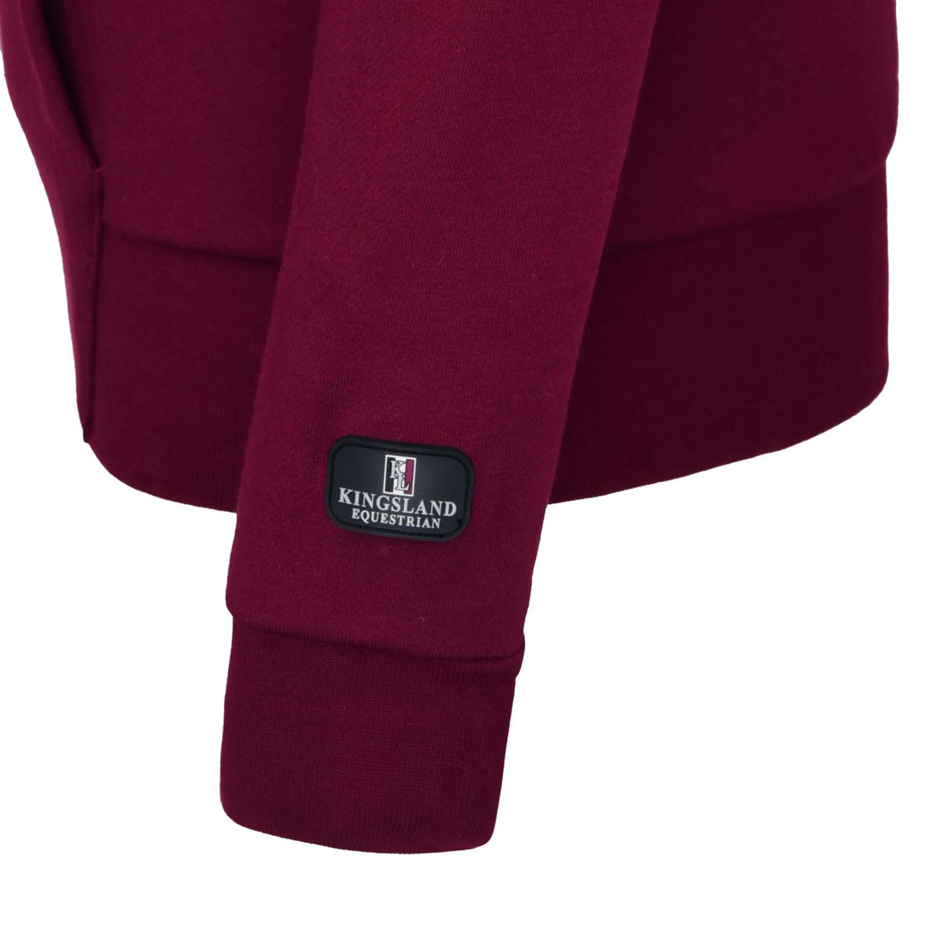 Kingsland Hoodie Classic Unisex Bordeaux - Image 4