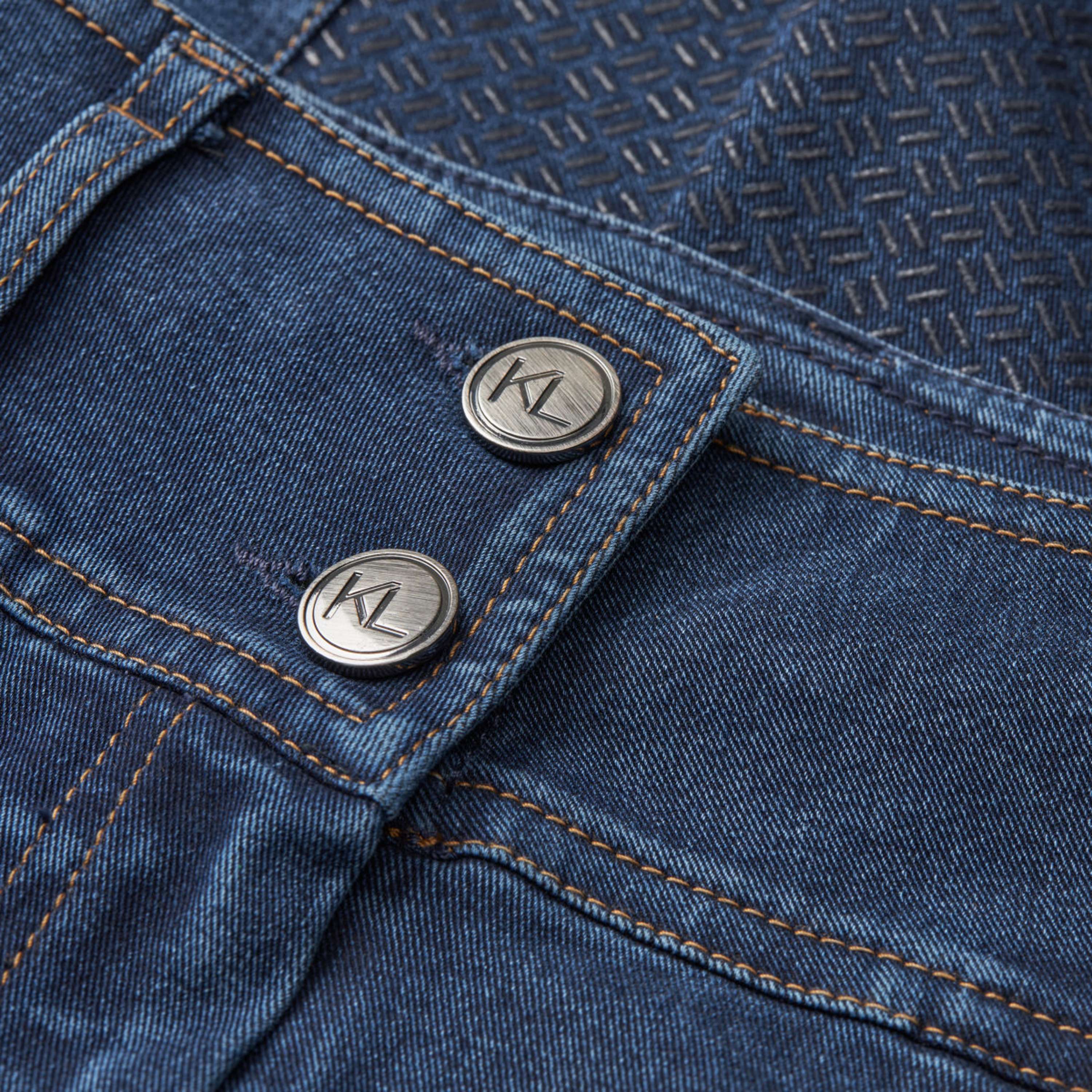 Kingsland Reithose KLKayce Denim Full Grip Navy - Image 9