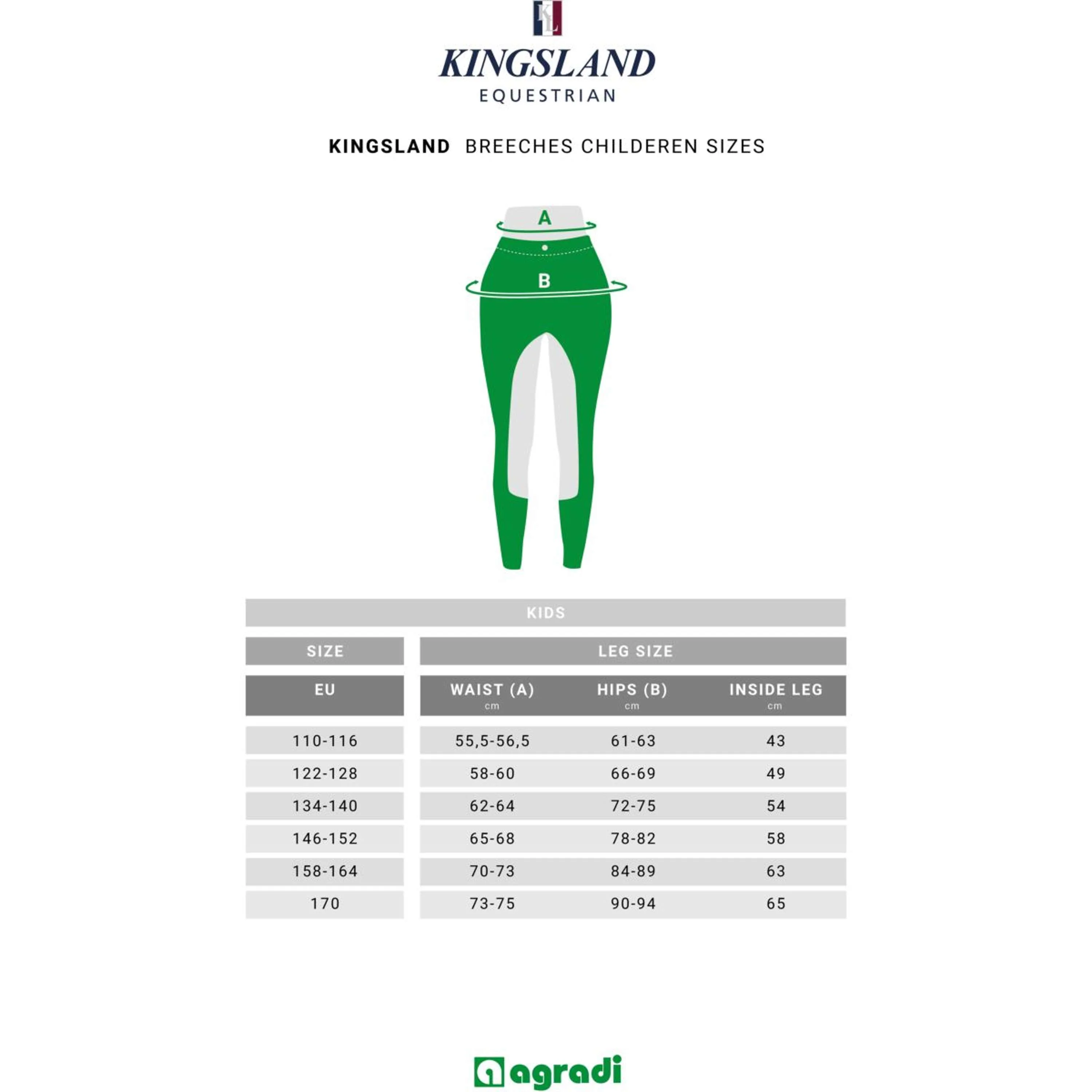 Kingsland Reitleggings Kemmie Full Grip F-Tec2 Navy - Image 3