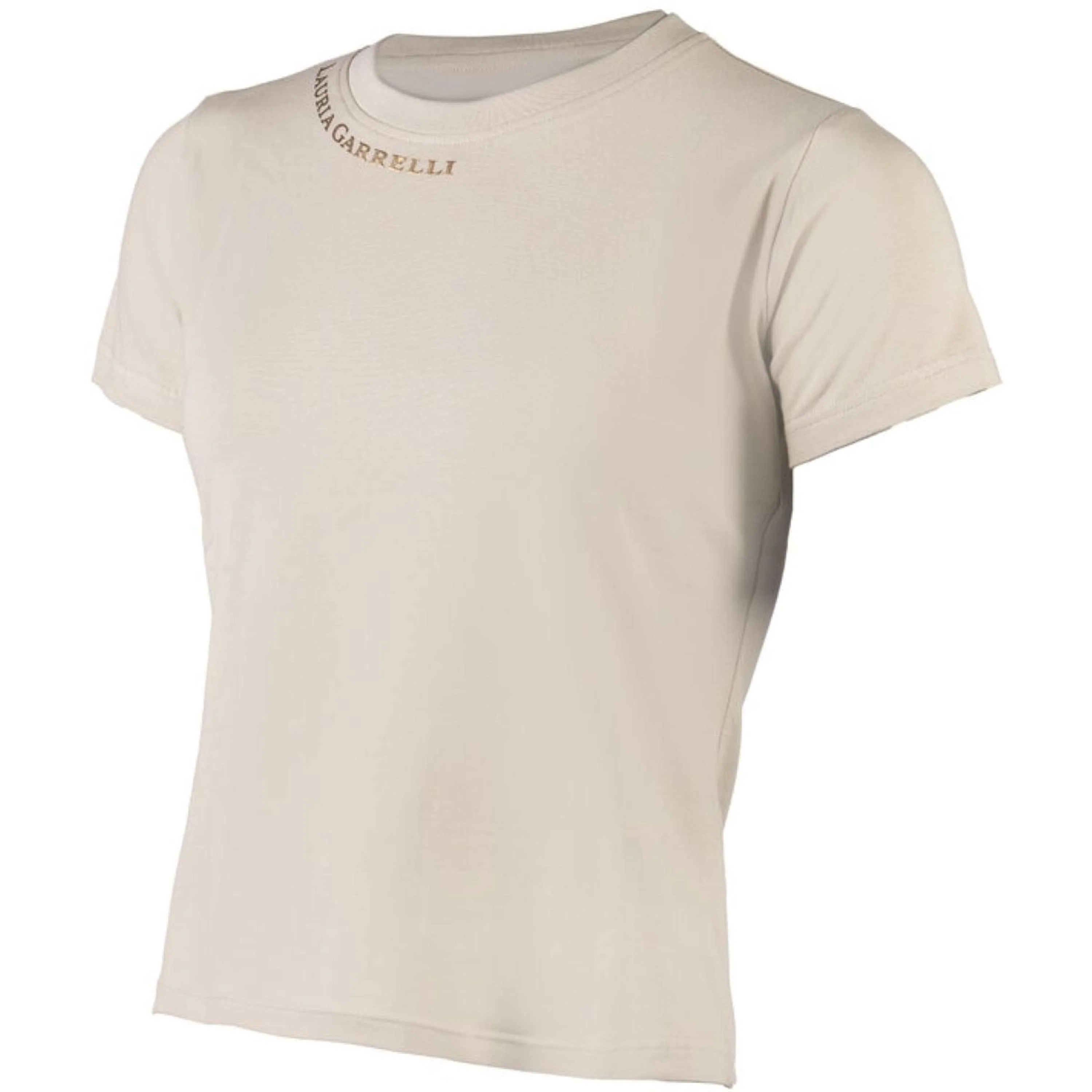 Lauria Garrelli T-Shirt Limone Grau/Beige - Image 3