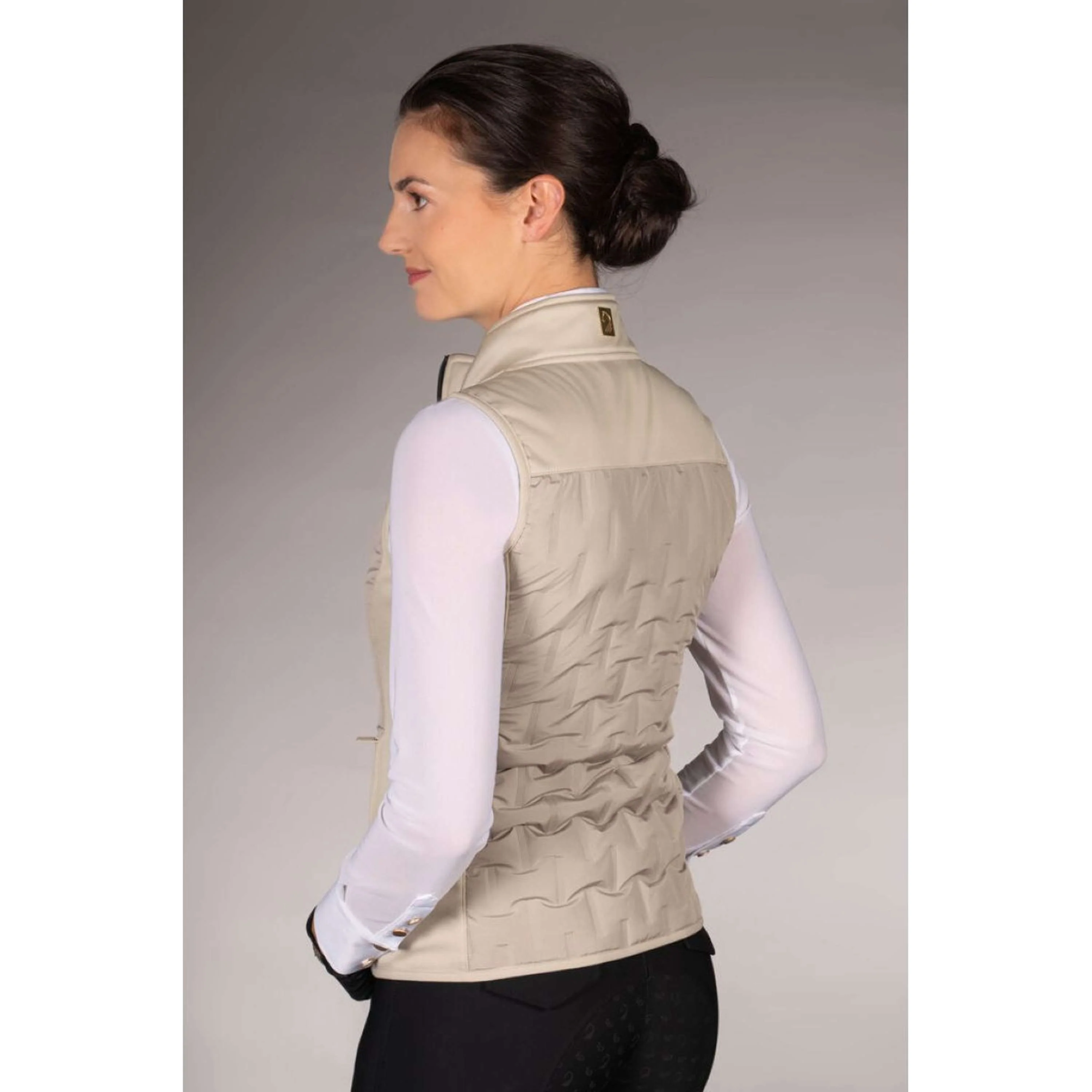 Lauria Garrelli Weste Limone Grau/Beige - Image 8