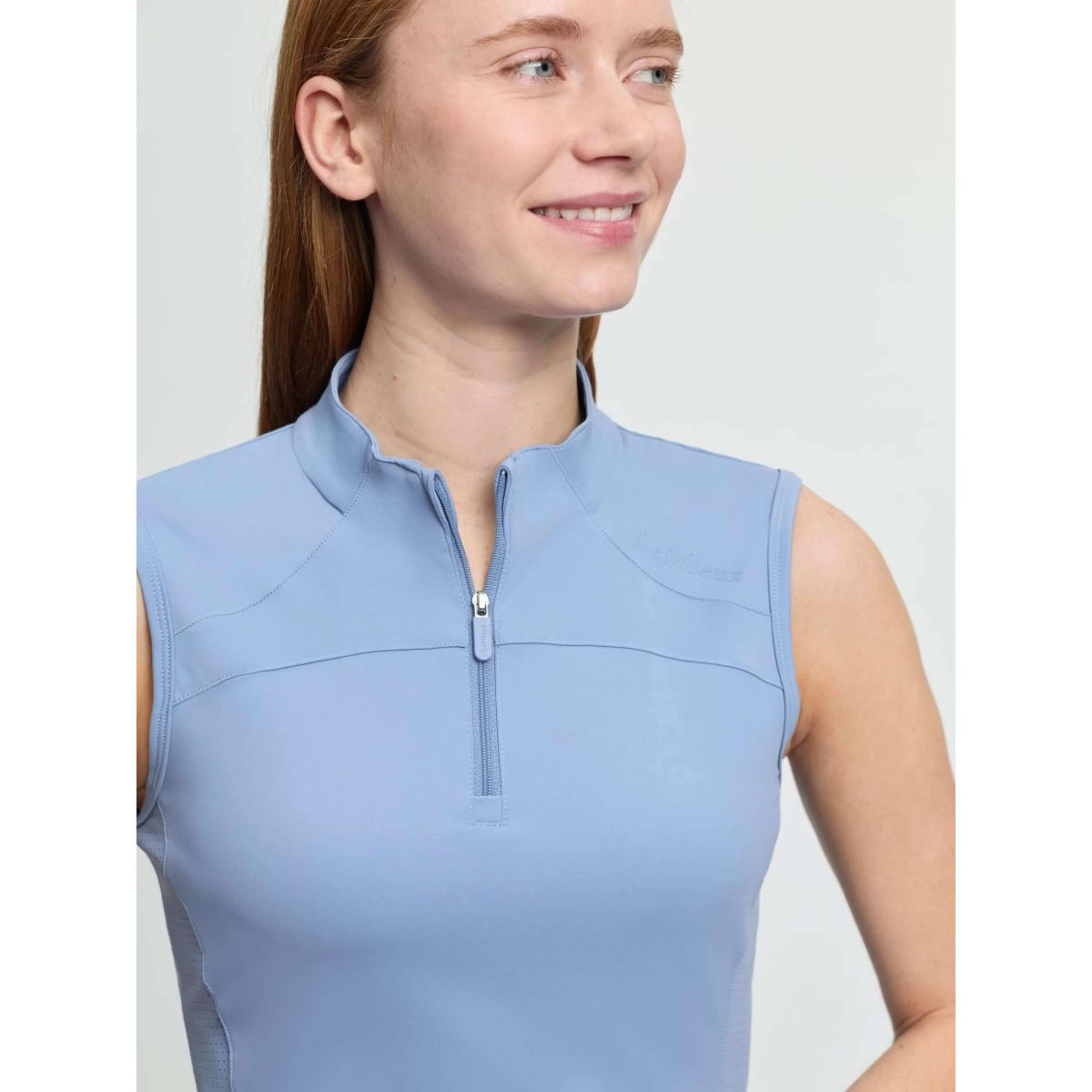 LeMieux Base Layer Airflow Ärmellos Powder Blue - Image 9