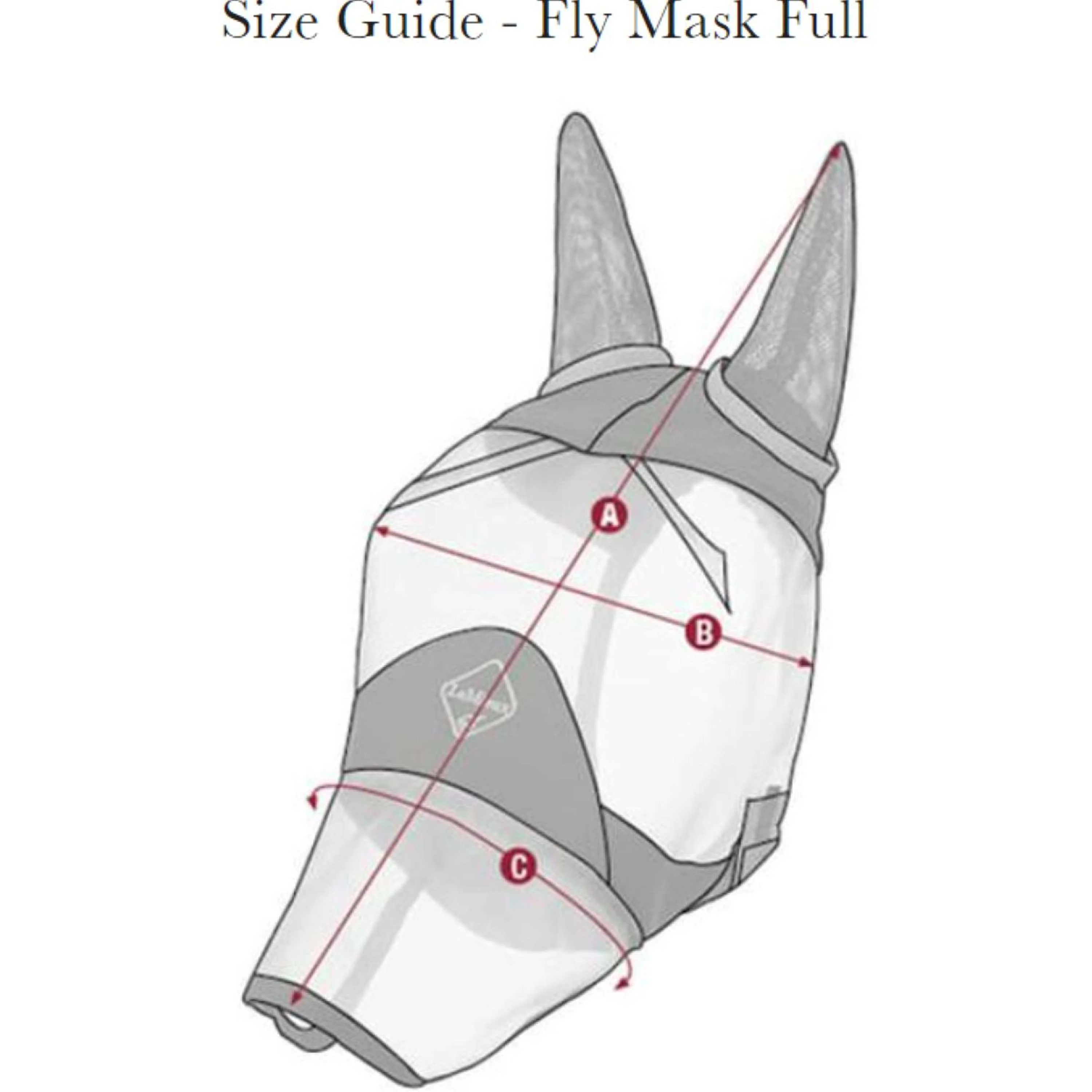 LeMieux Fliegenmaske Amour Shield Pro Ohren & Nase Navy - Image 10