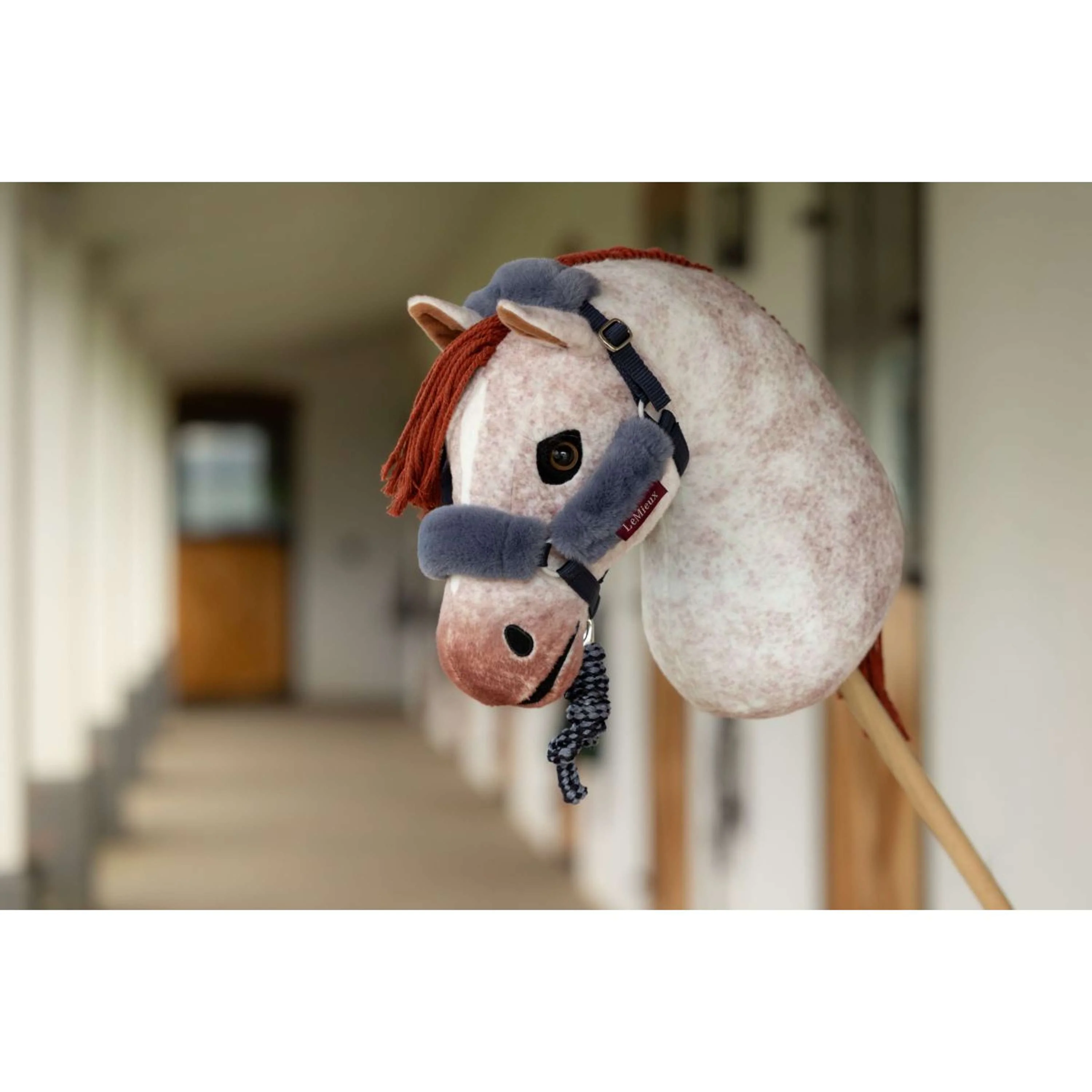 LeMieux Hobby Horse Comfort Halfter Navy - Image 3