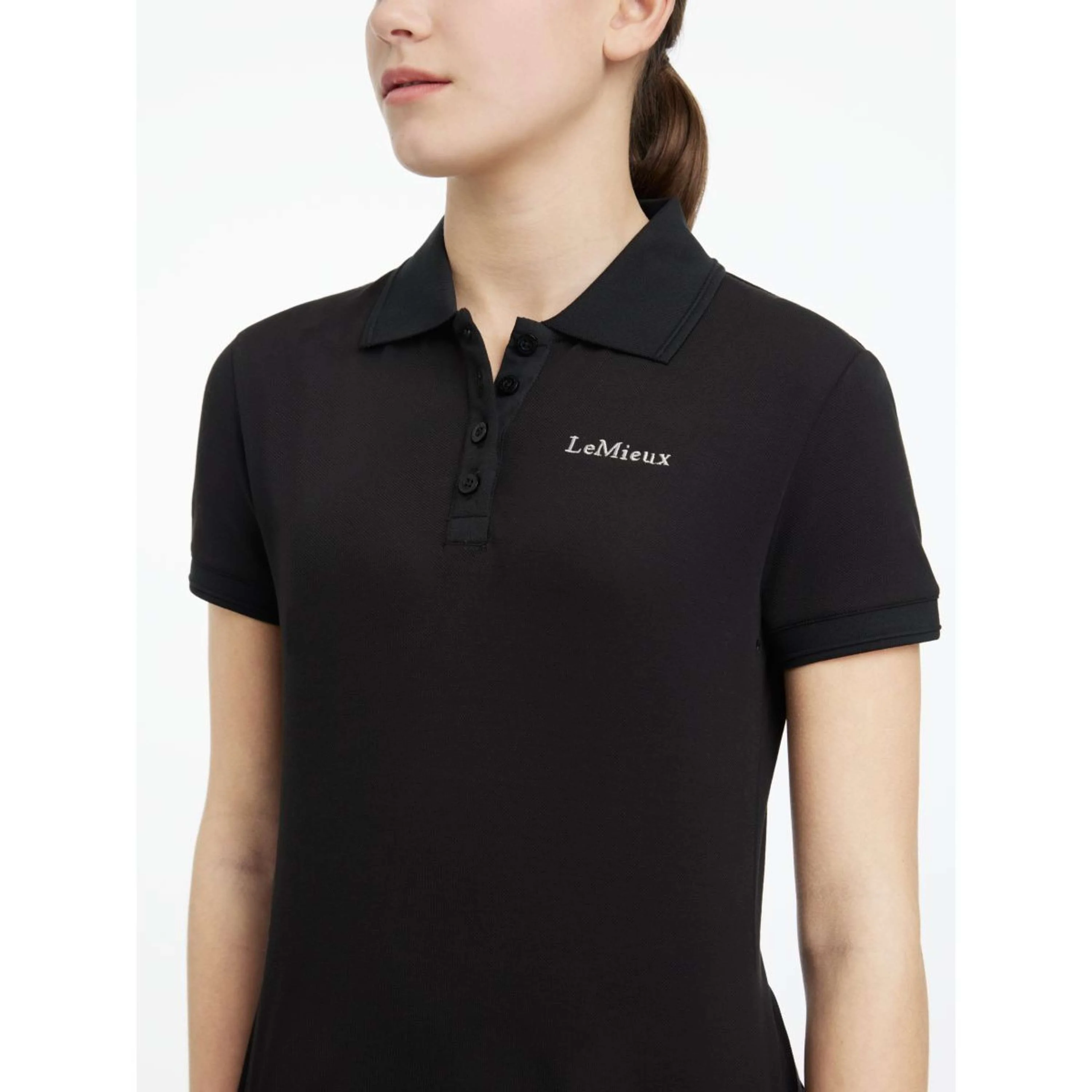 LeMieux Polo Young Rider Classique Schwarz - Image 4
