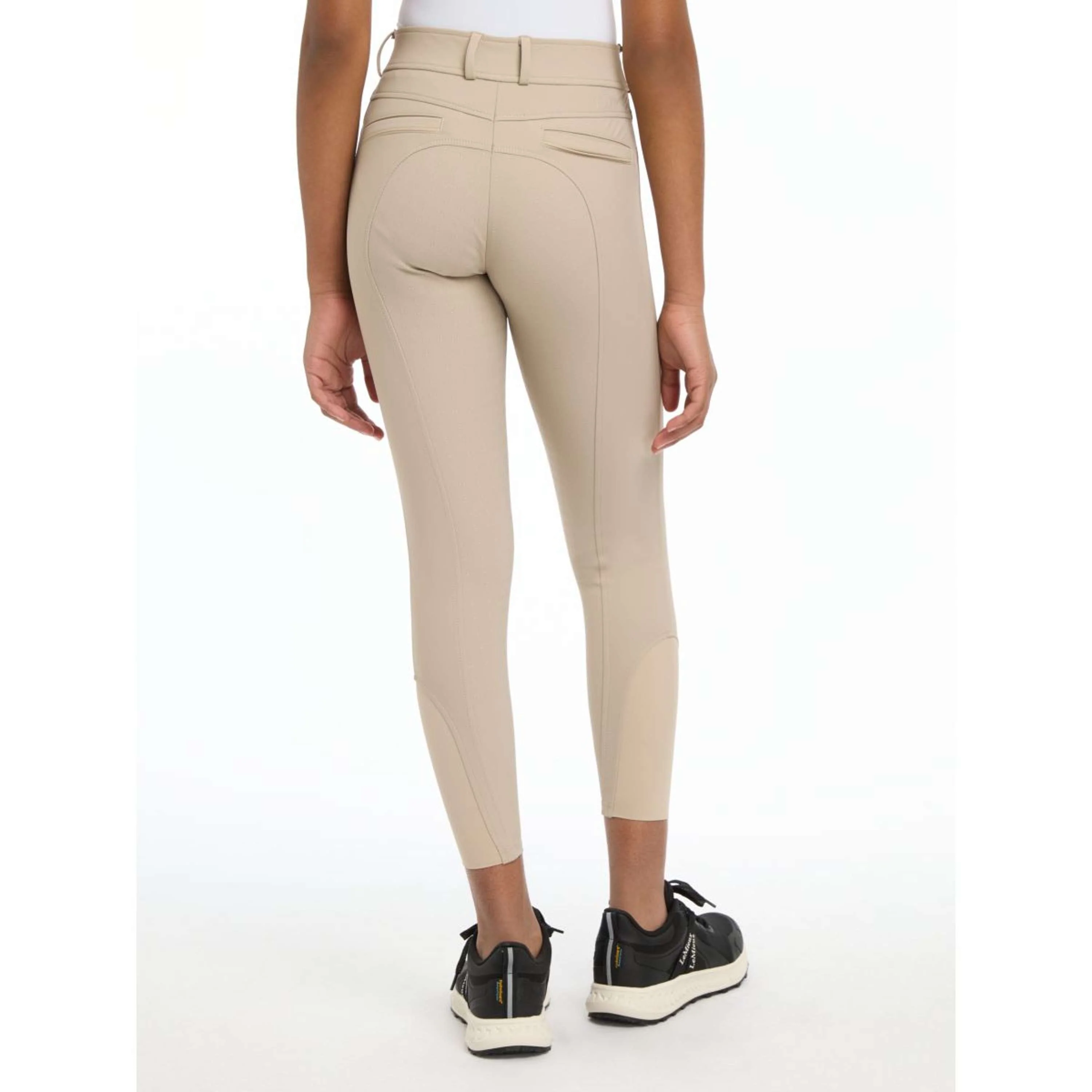 LeMieux Reithose Izzy Kids Full Grip Almond - Image 3