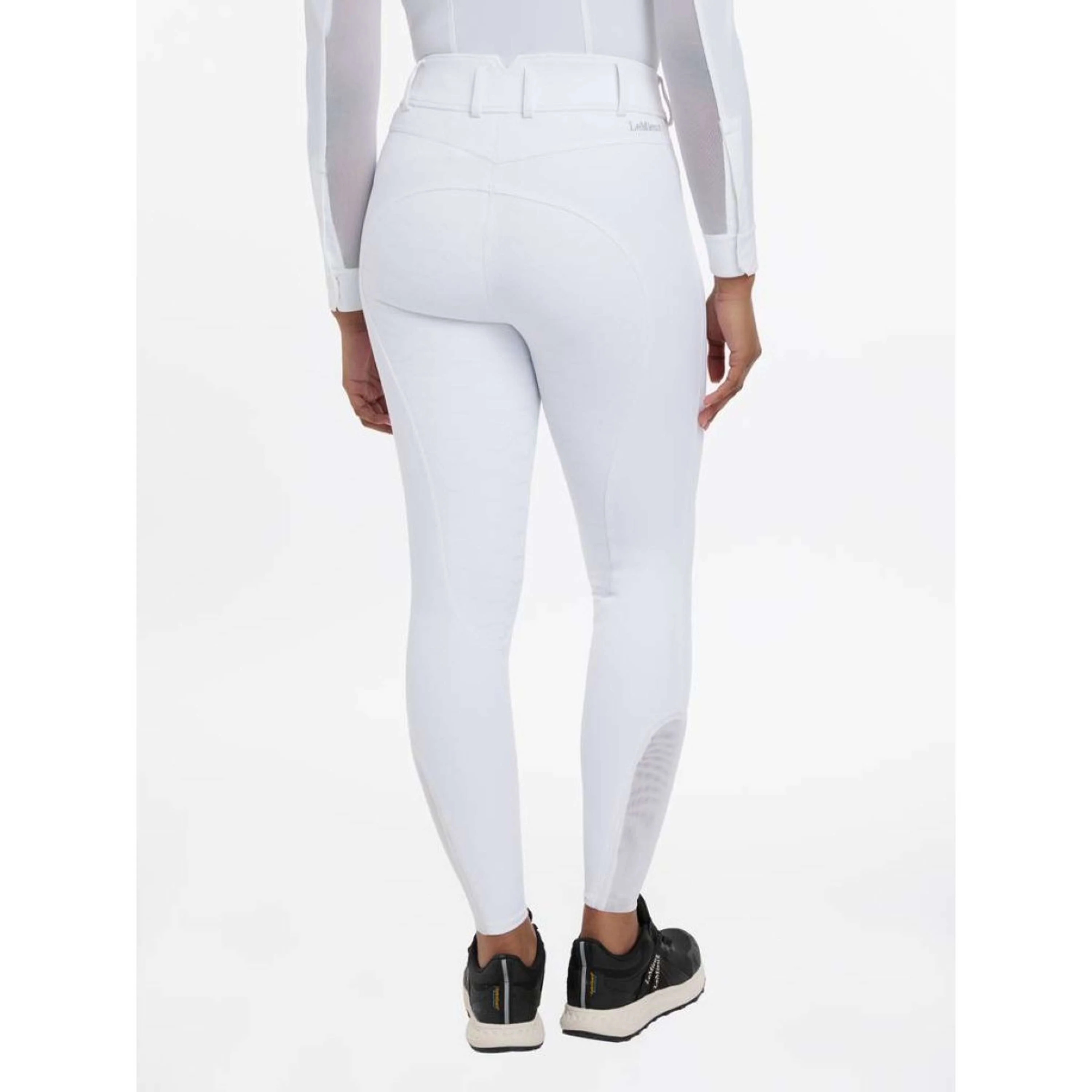 LeMieux Reithose Victoria Silikon Besatz Weiß - Image 4