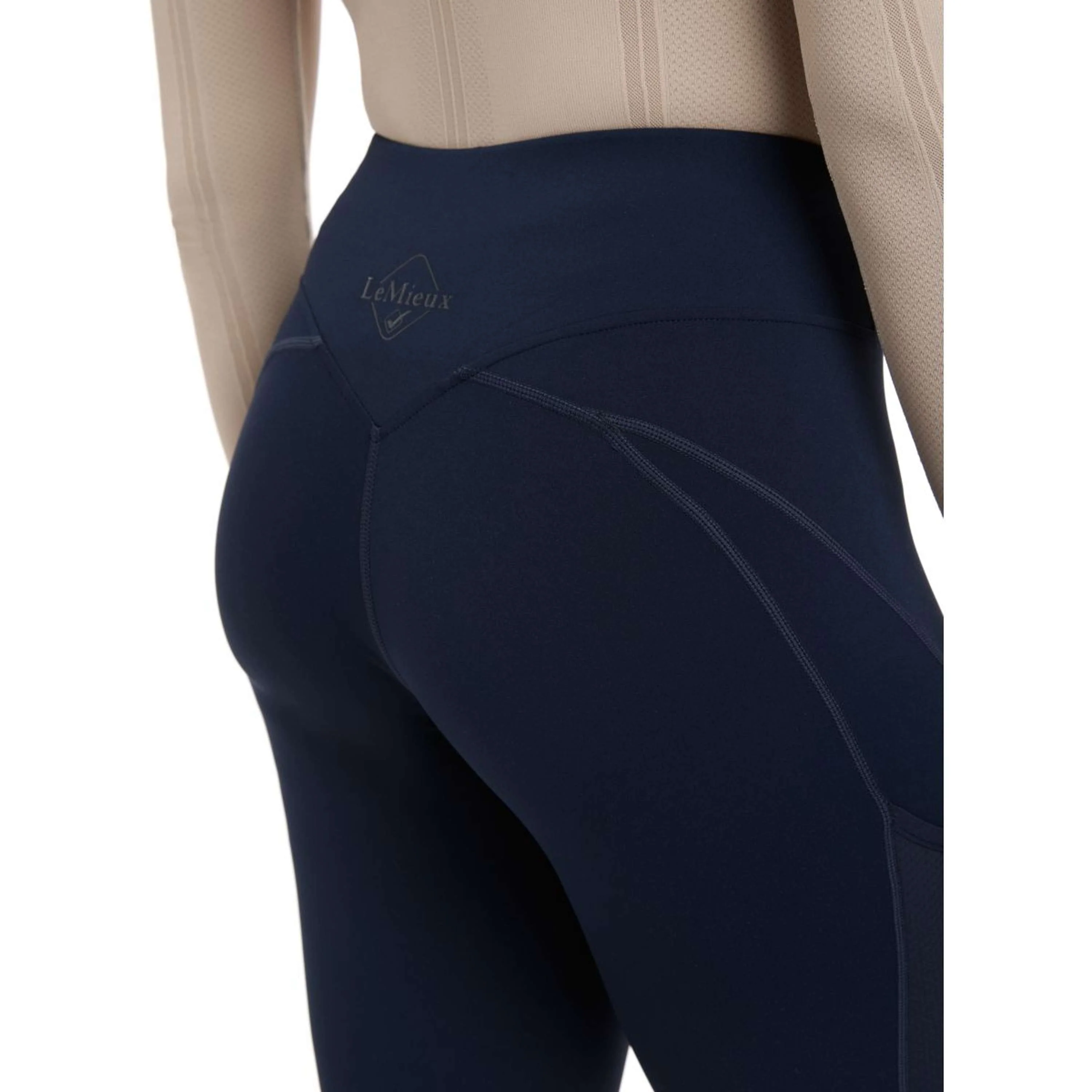 LeMieux Reitleggings Lydia Mesh Navy - Image 4