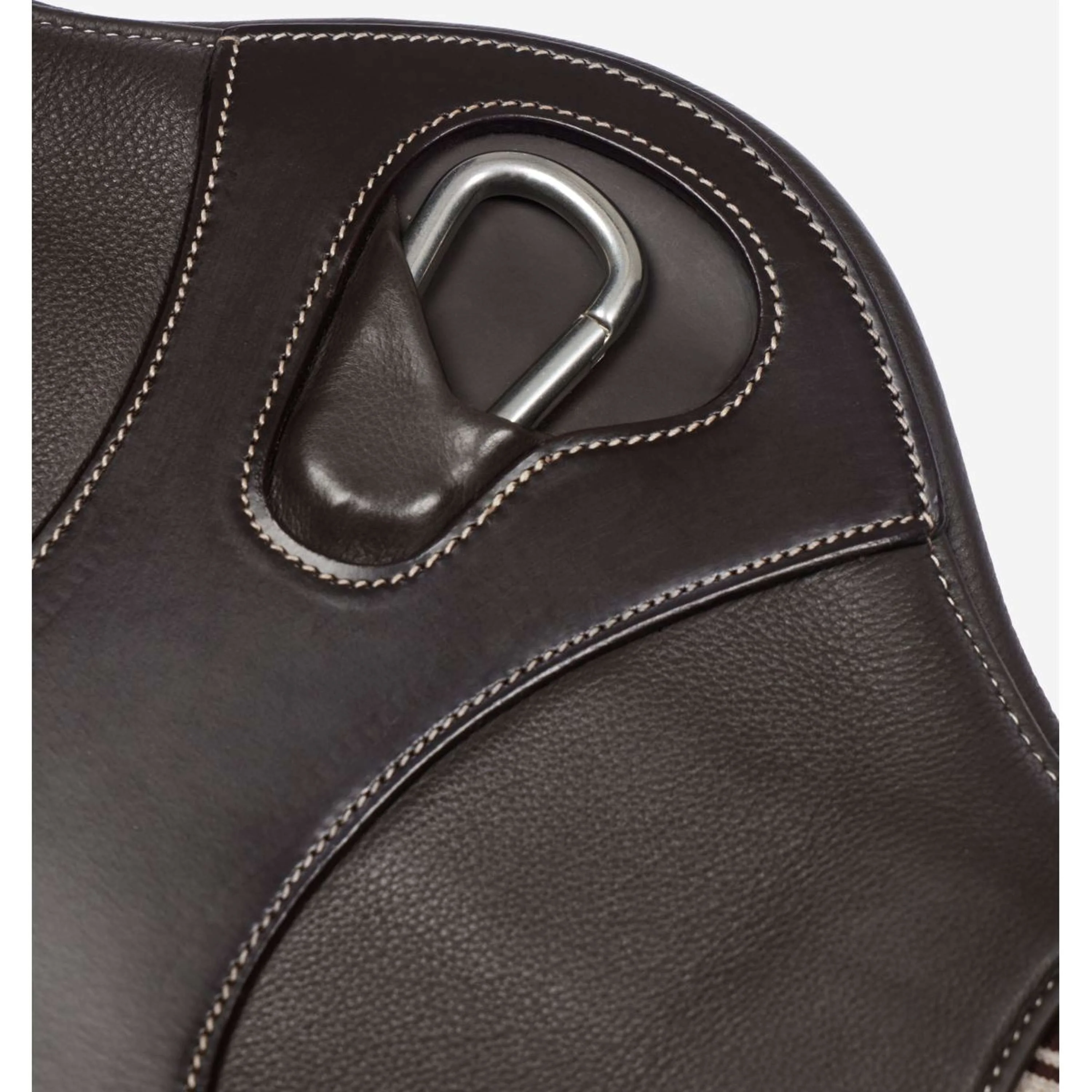 LeMieux Sattelgurt Arika Contoured Kurz Braun - Image 3