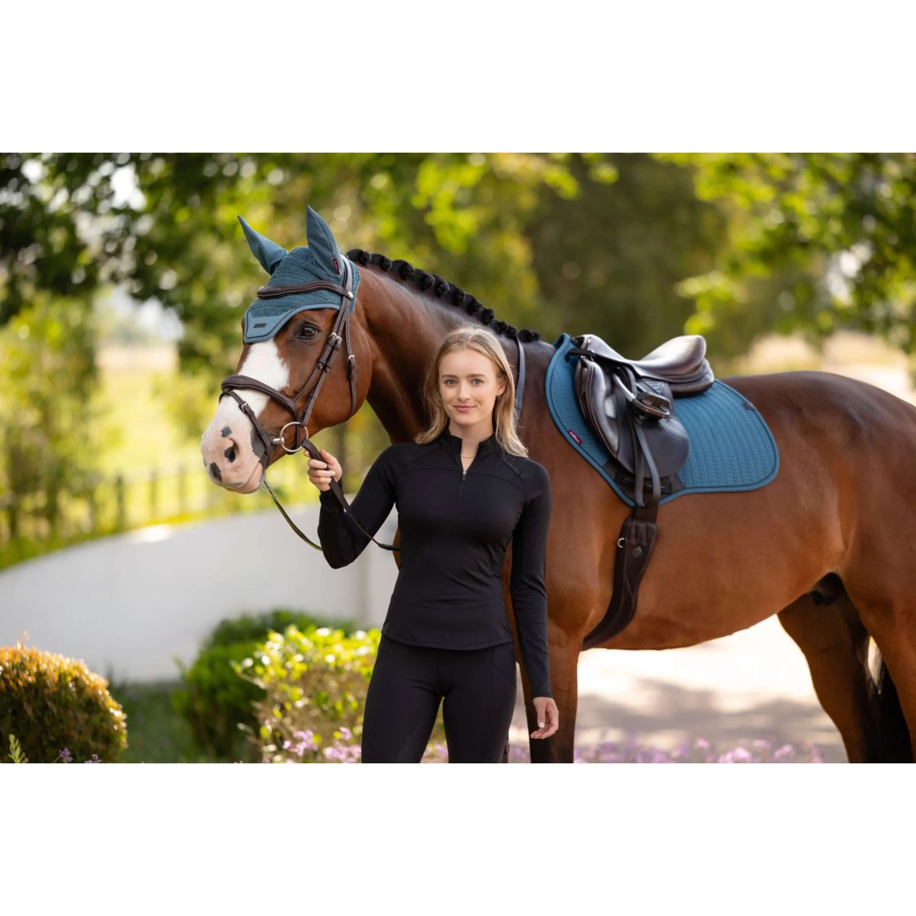 LeMieux Schabracke Essence Close Contact Square Springen Jungle - Image 9