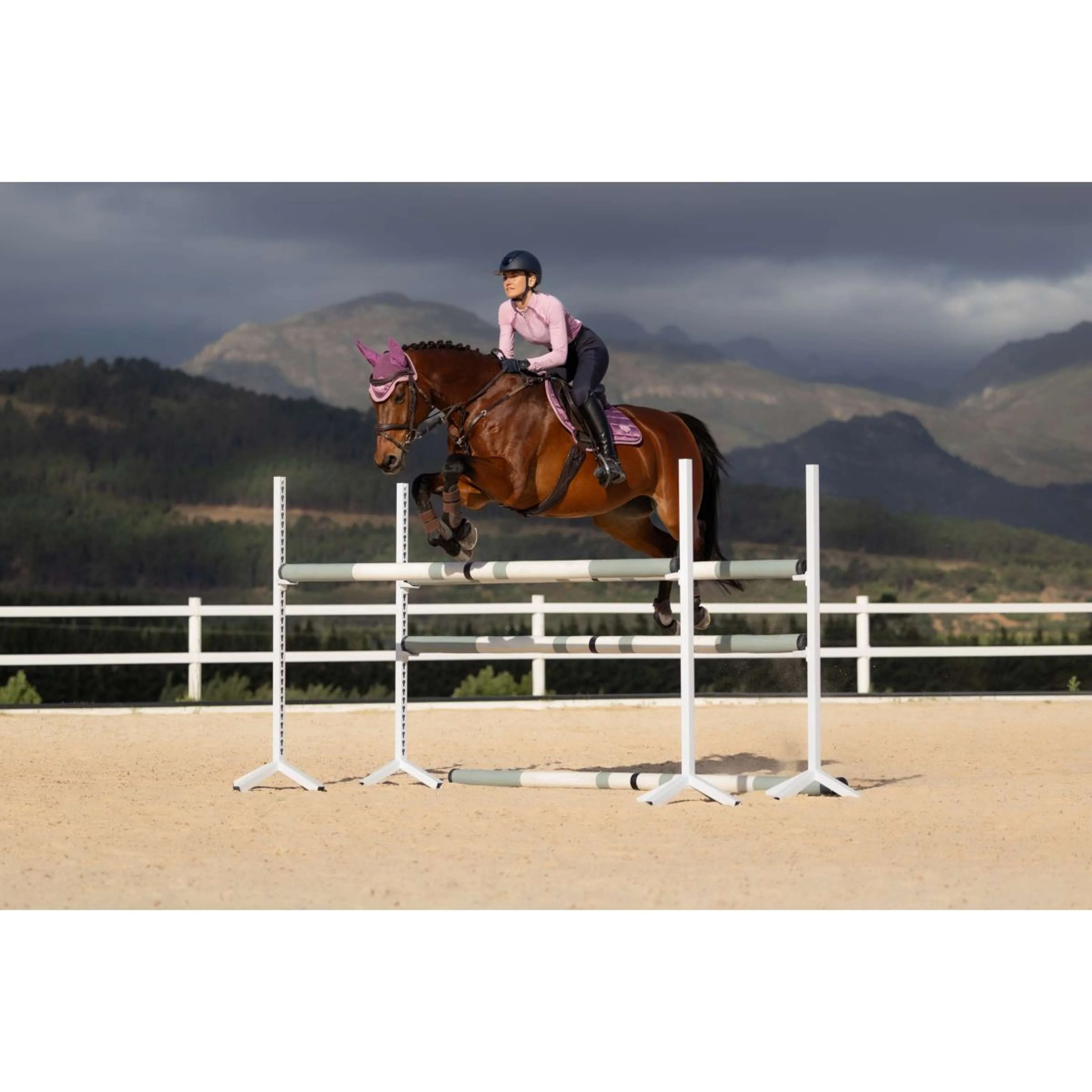LeMieux Schabracke Loire Classic Close Contact Square Springen Mallow - Image 7
