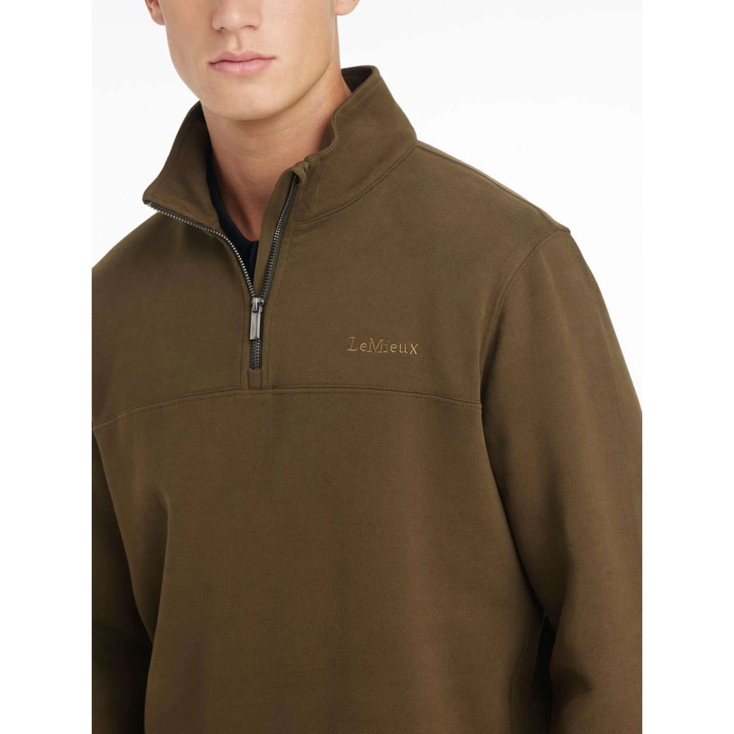 LeMieux Sweater Quarter Neck Herren Alpine - Image 3