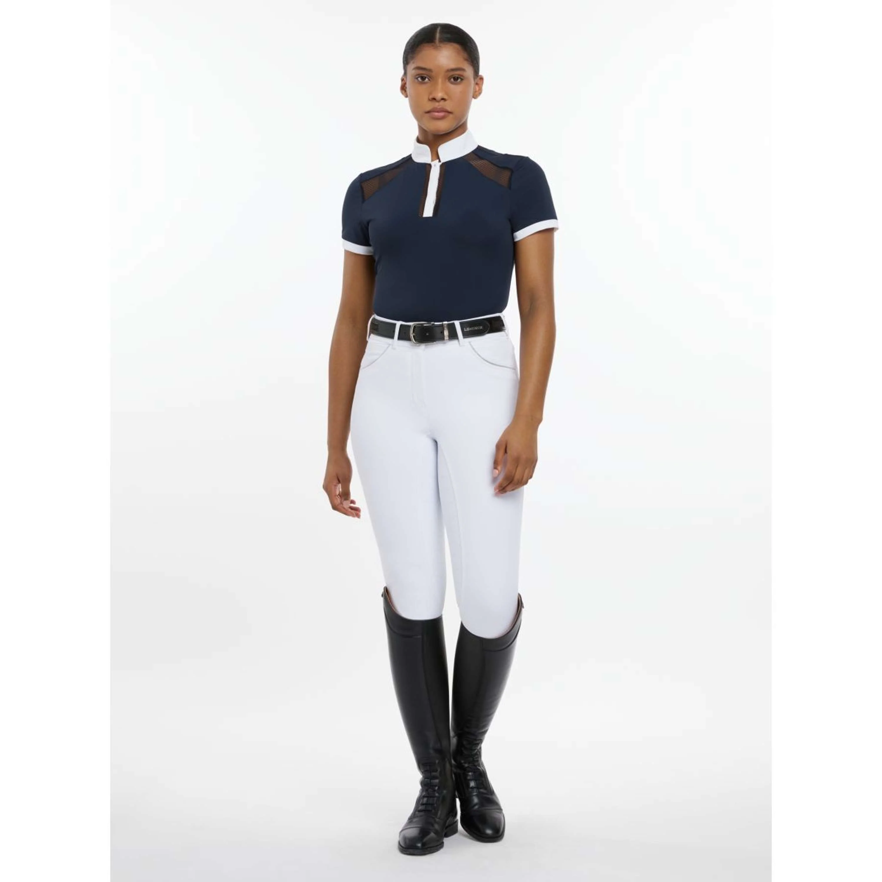 LeMieux Turniershirt Camille Navy - Image 4