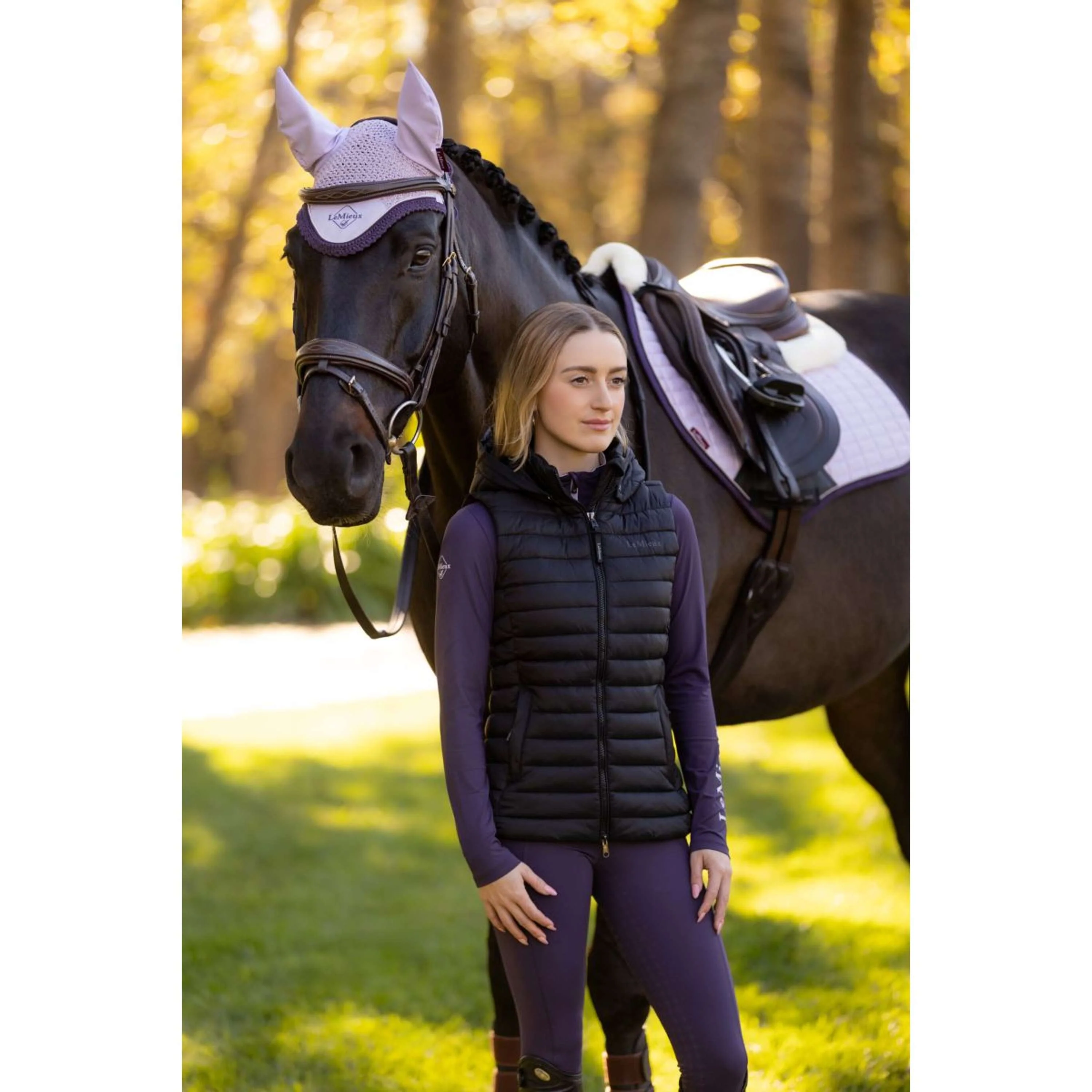 LeMieux Weste Rose Schwarz - Image 5