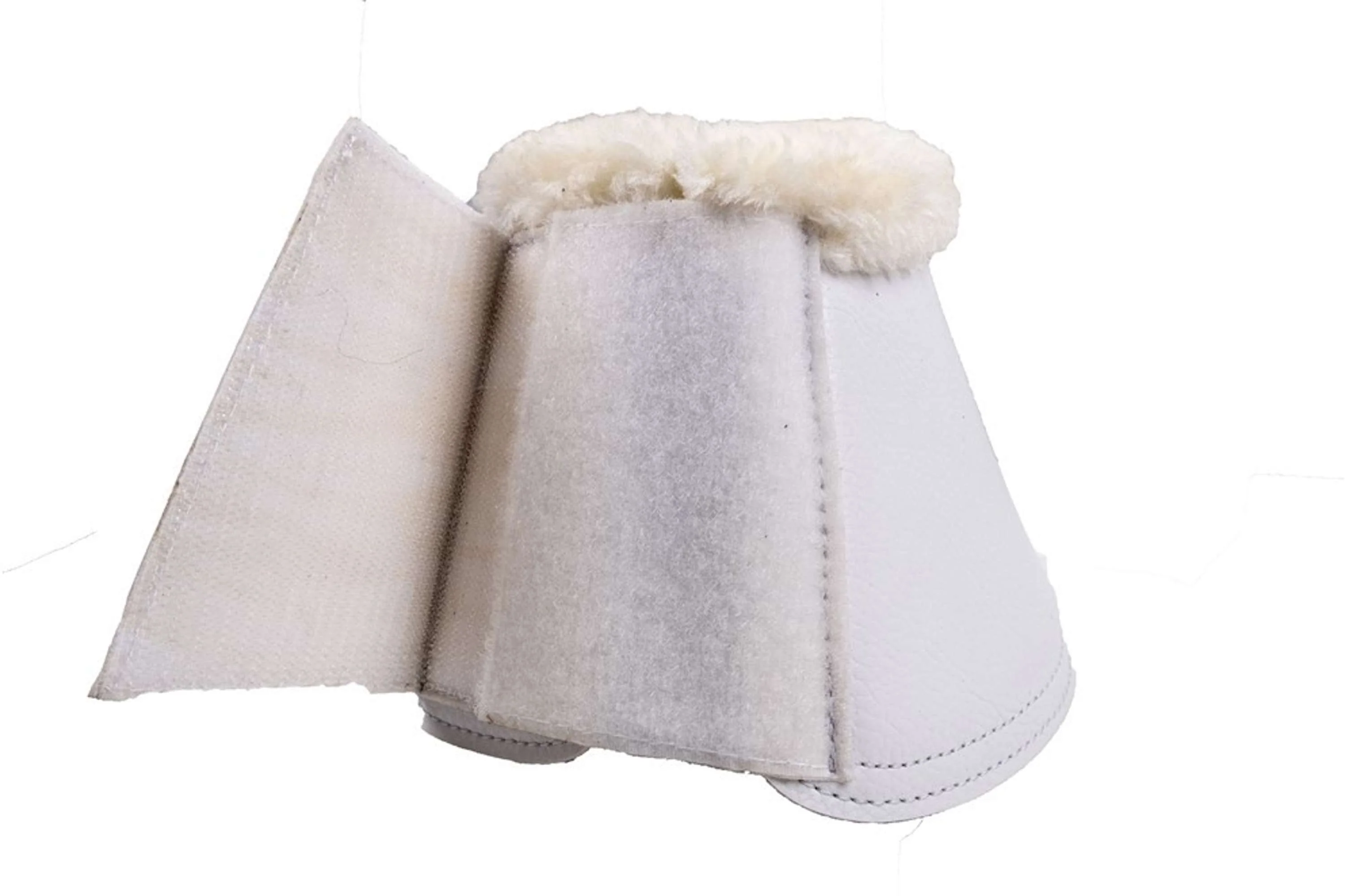 Montar Hufglocken PU Leather Weiß - Image 2