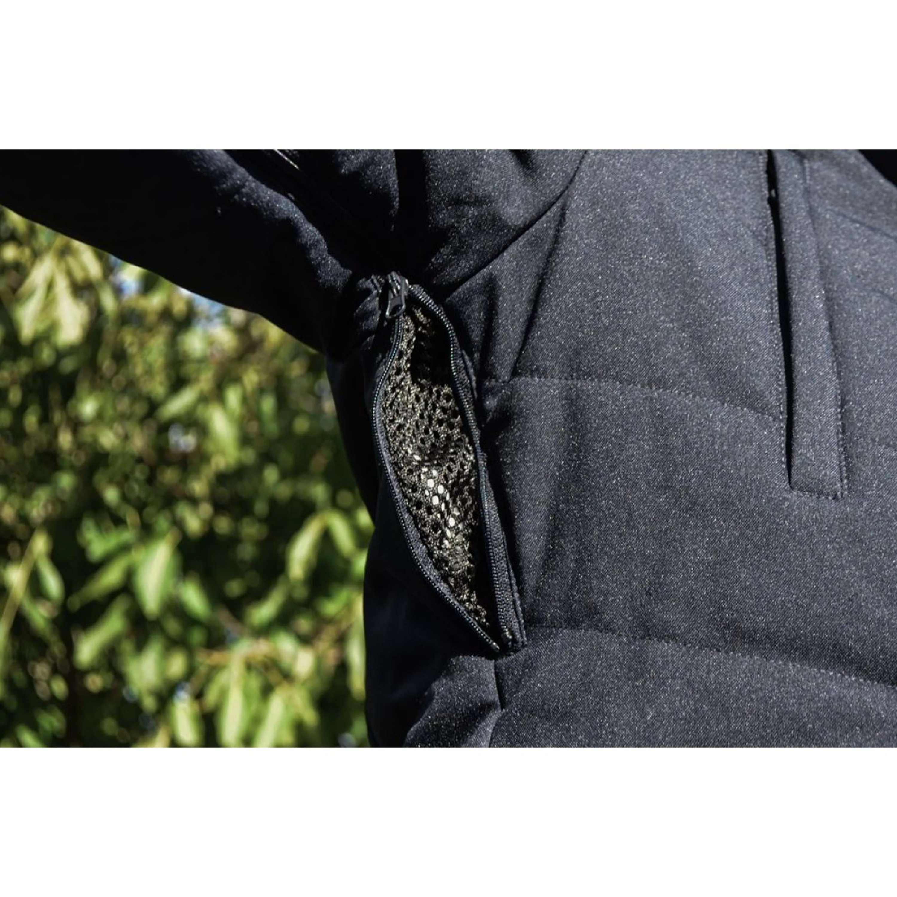 Montar Jacke Dicte Kurz Wasserabweisend Navy - Image 5