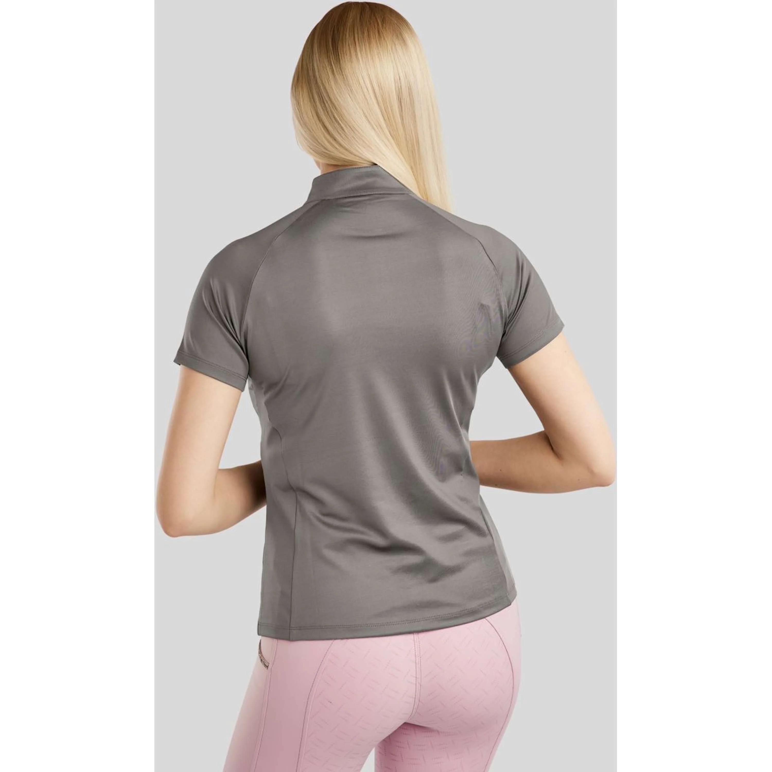 Montar Poloshirt MoLila Champagne Crystals Grau - Image 2