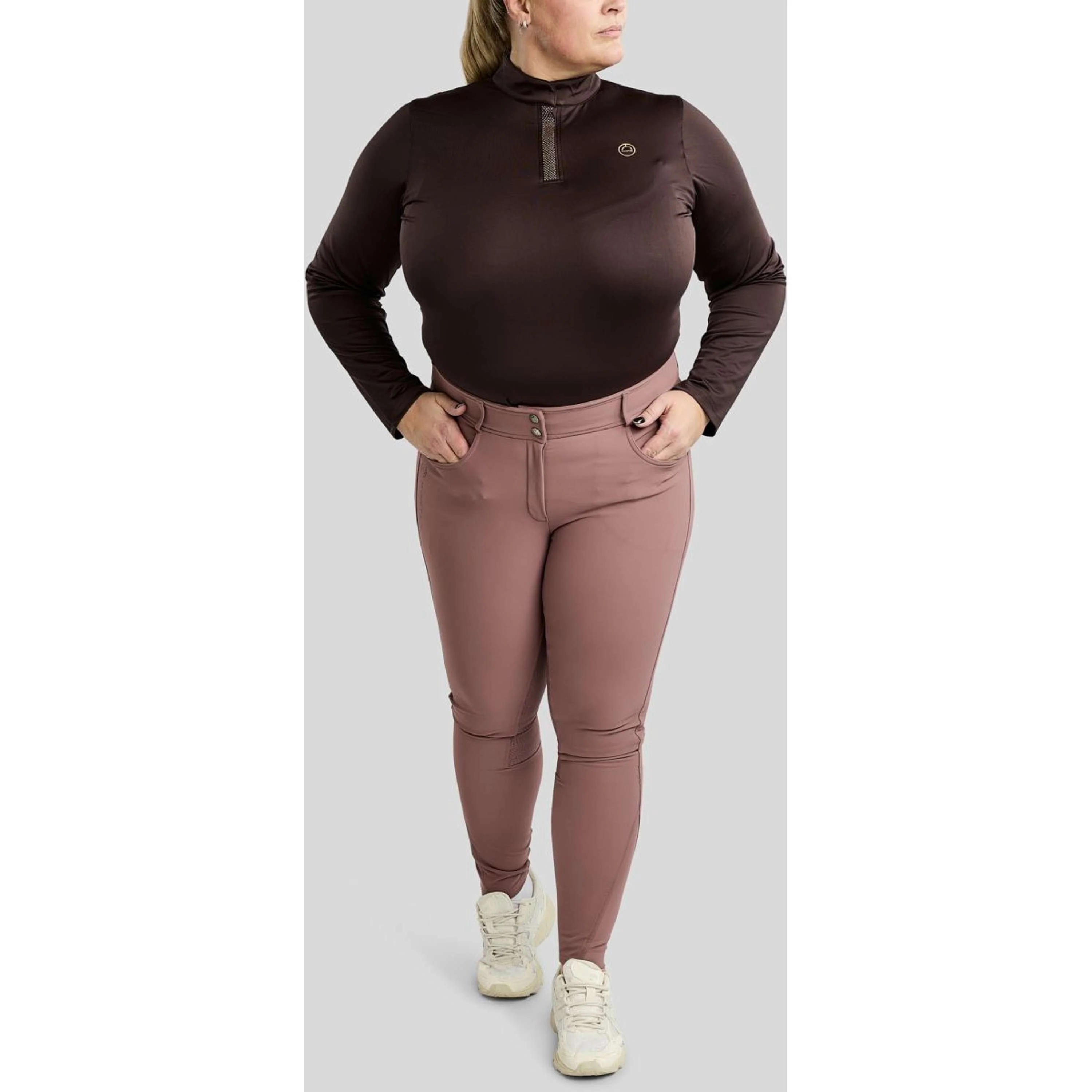 Montar Reithose Ess Megan Highwaist Curve Dusty Rose - Image 5