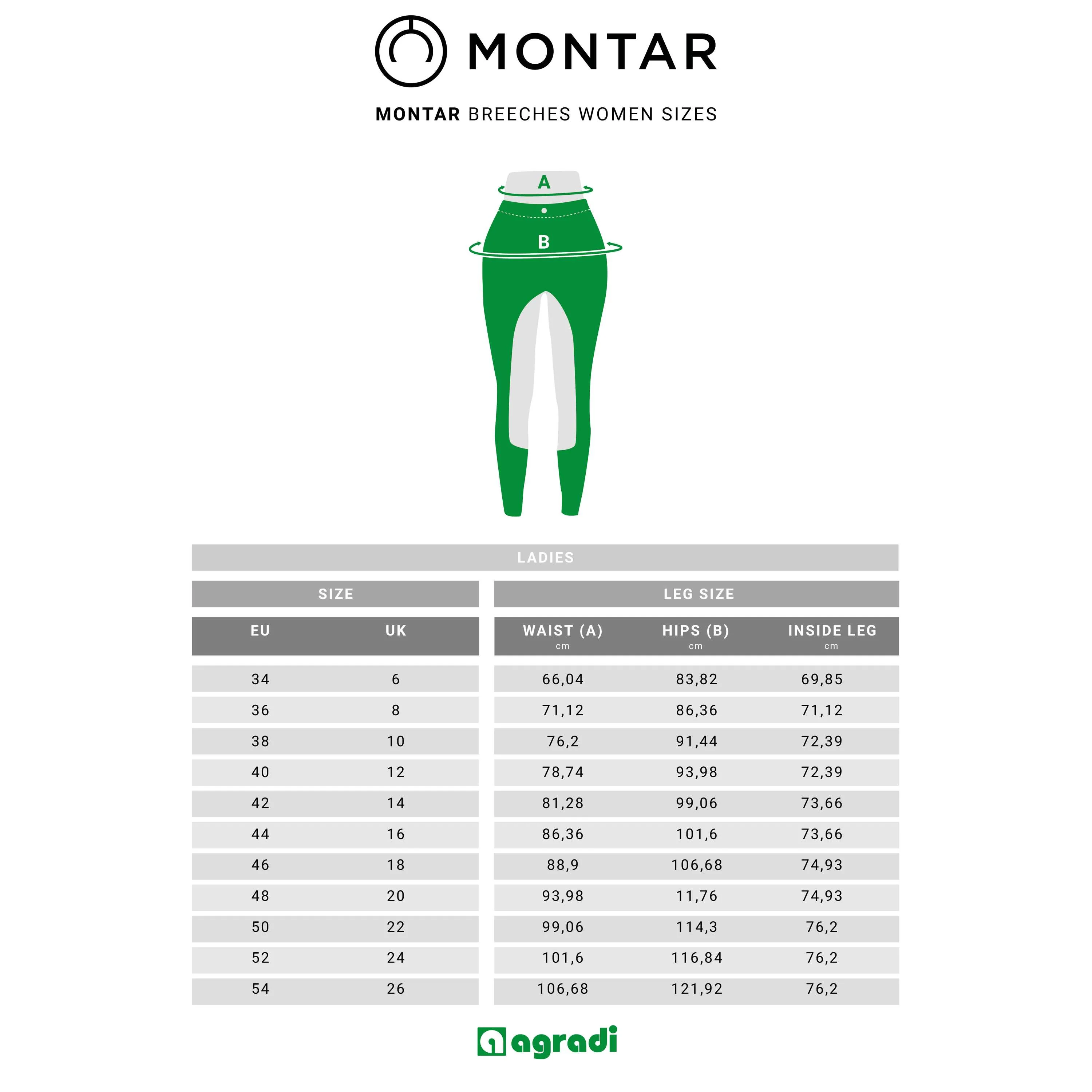 Montar Reithose Megan Yati Highwaist Full Grip Beige - Image 3