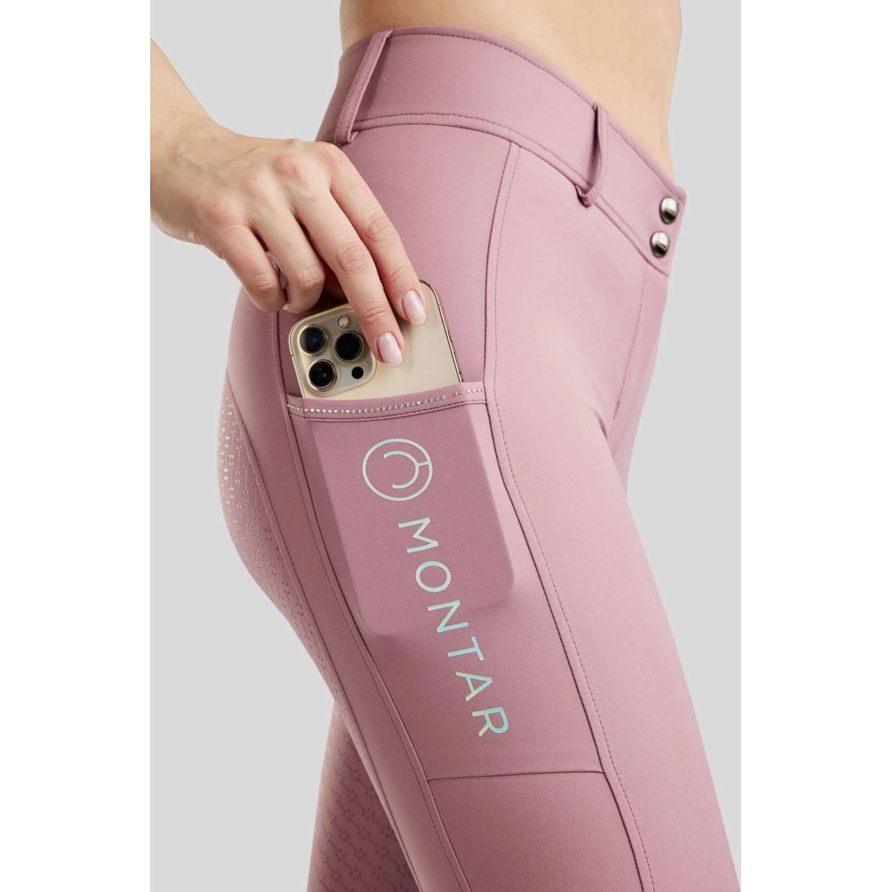 Montar Reithose MoCha Full Grip Geranie - Image 3