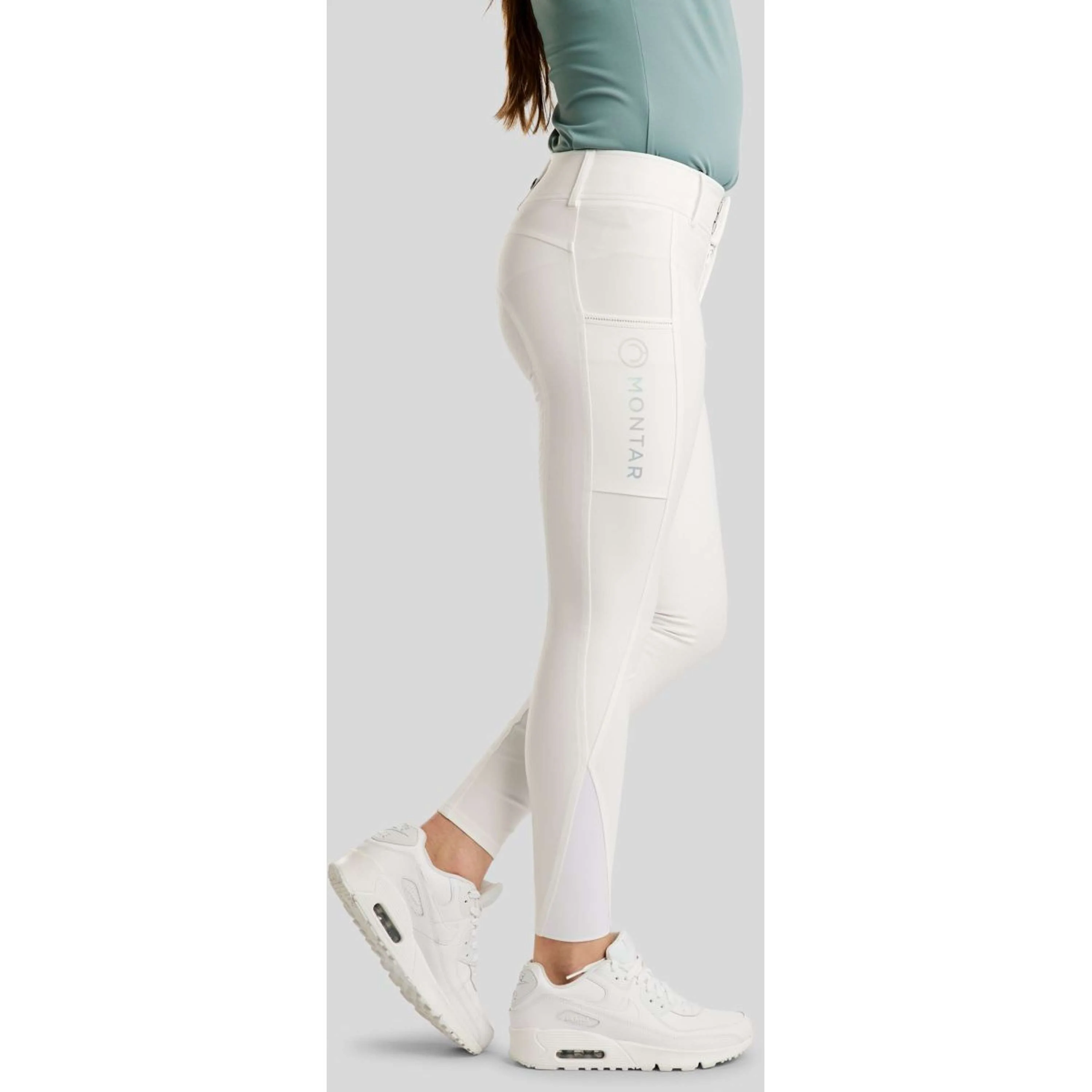 Montar Reithose MoCha Full Grip Weiß - Image 8