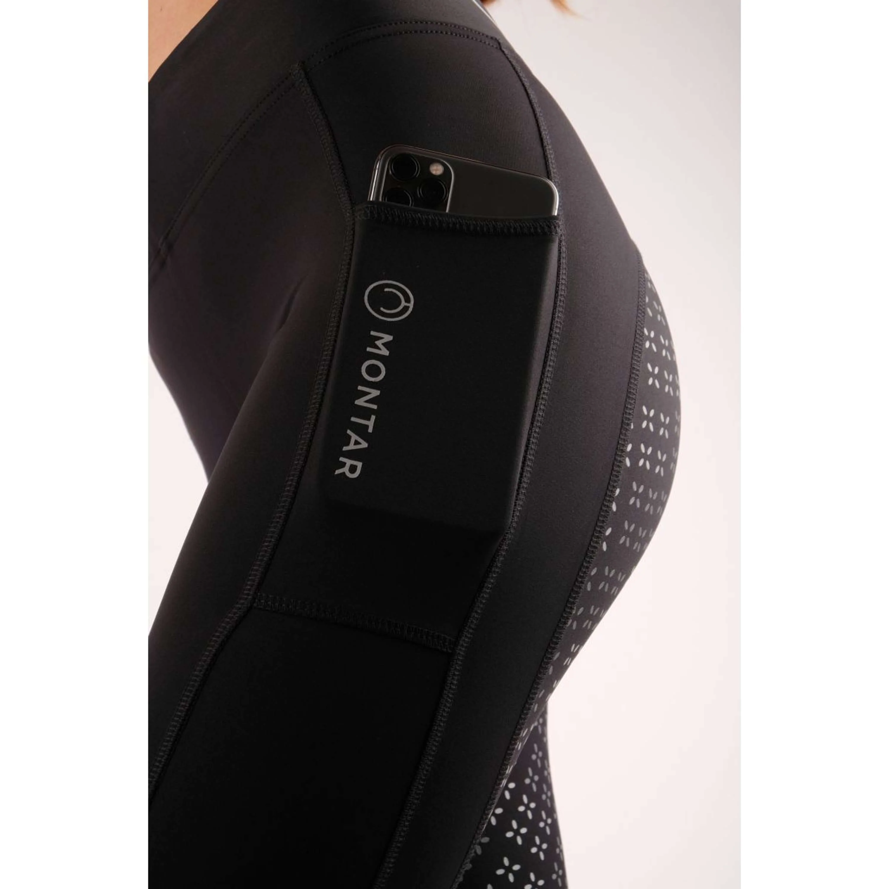 Montar Reitleggings Selena Pull On Full Grip Schwarz - Image 8
