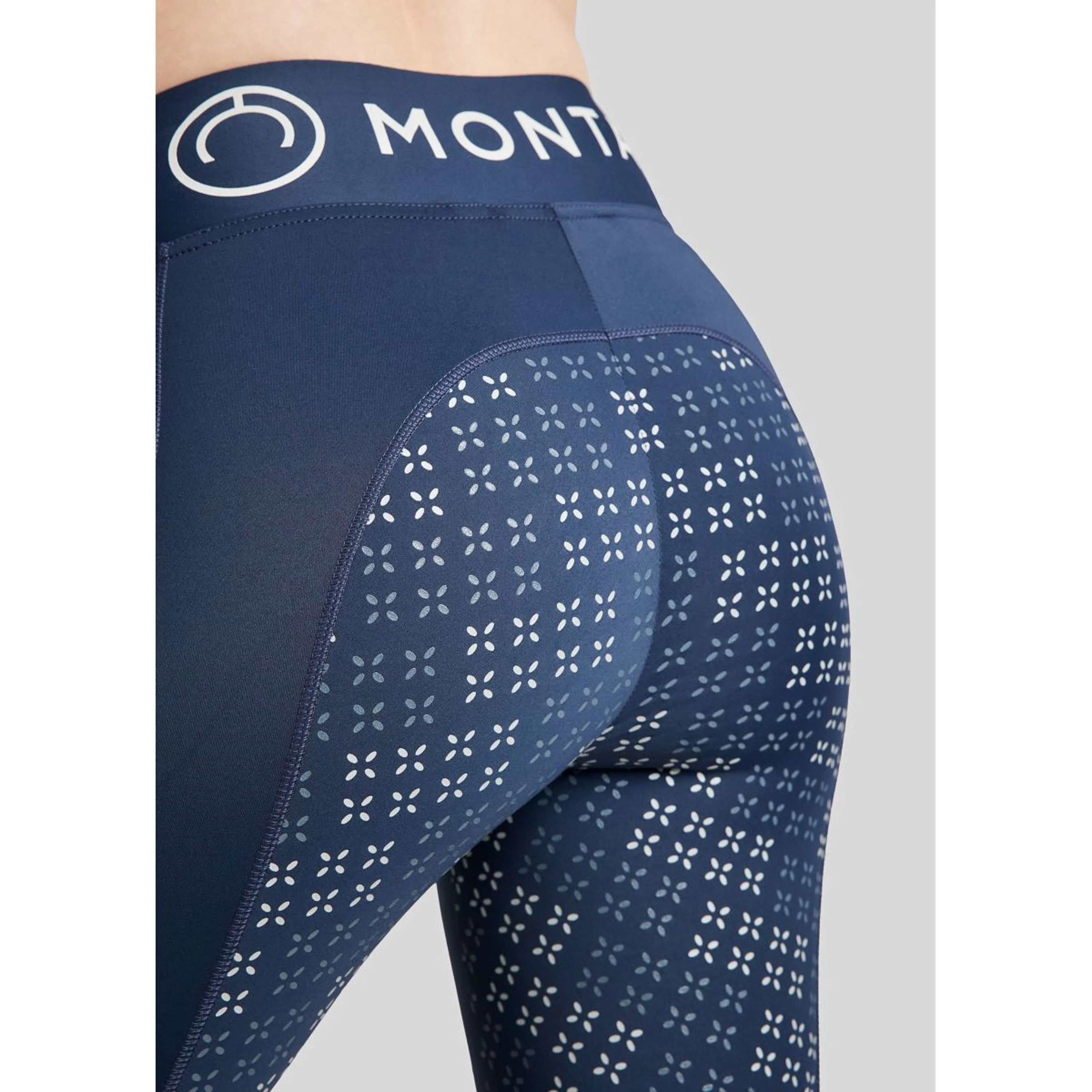 Montar Reitleggings Selena Pull On FullGrip Navy - Image 4