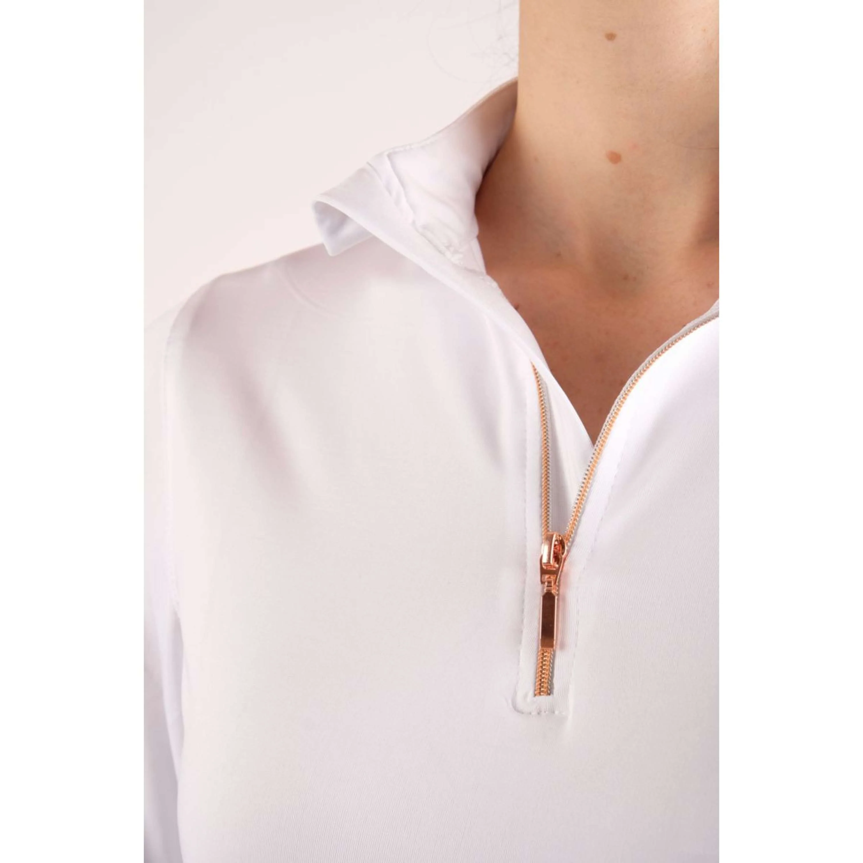 Montar Shirt Everly Rosegold Lange Ärmel Weiß - Image 3