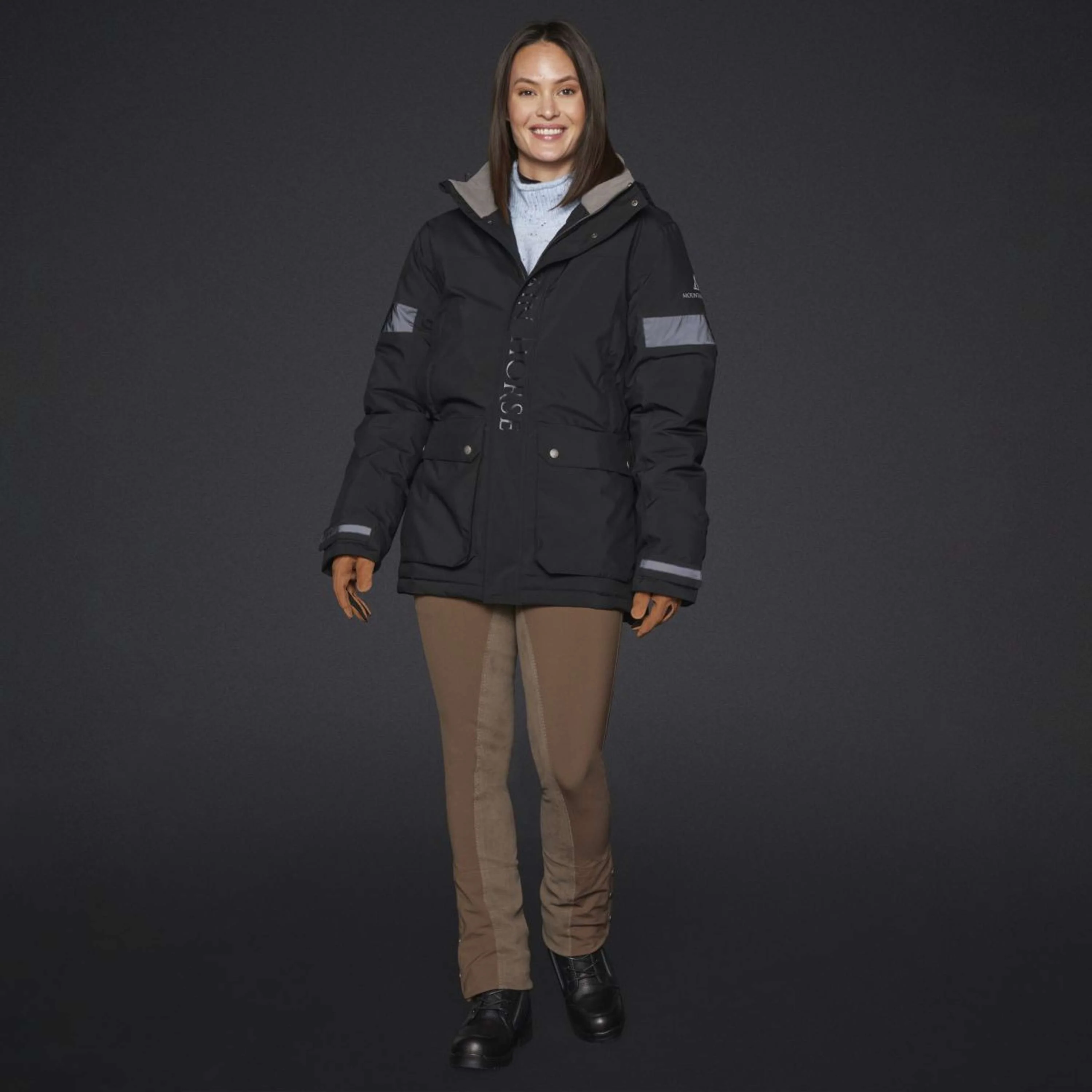 Mountain Horse Jacke Galaxy Schwarz - Image 4