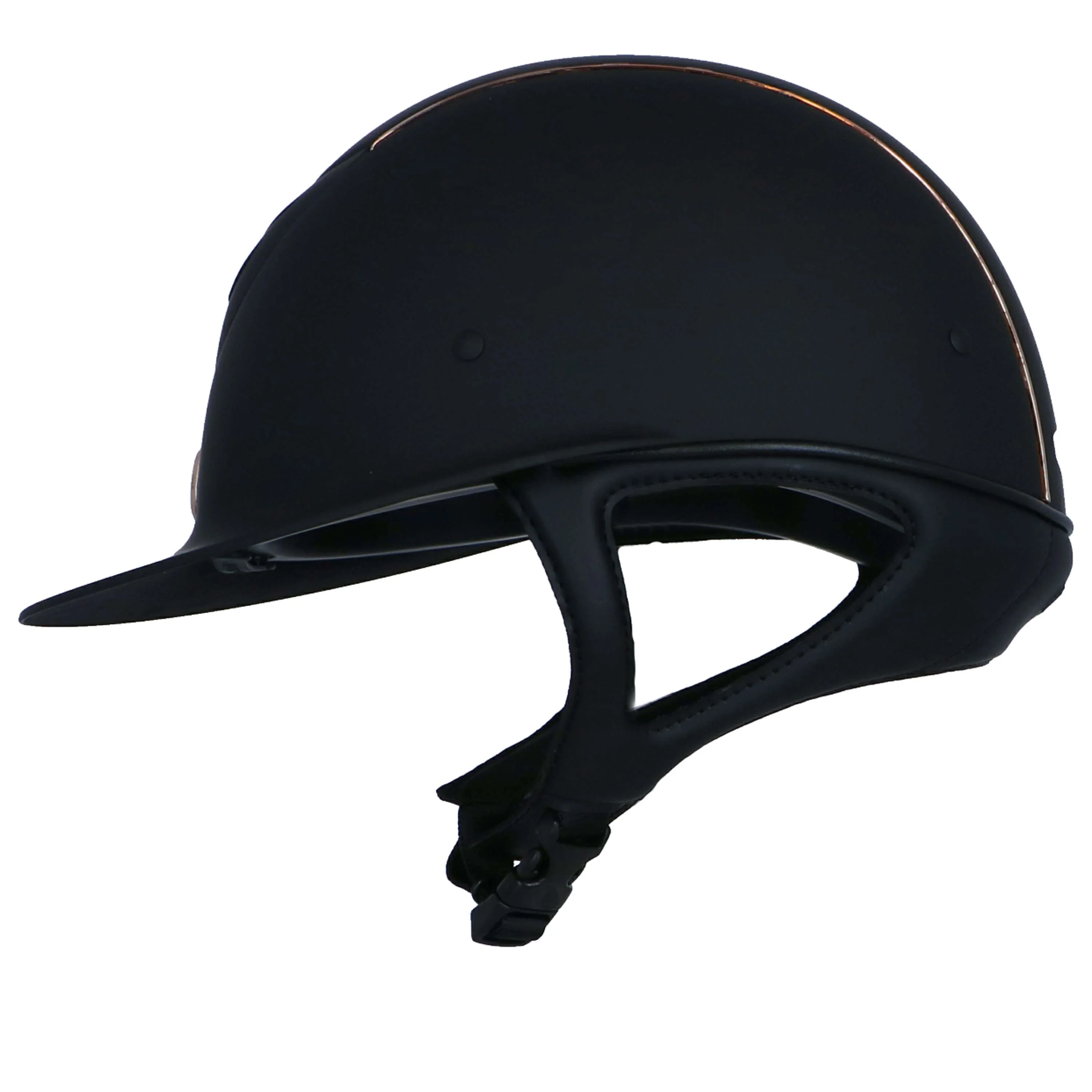 OneK Reithelm Avancé Matt Rosegold Lines Schwarz - Image 3